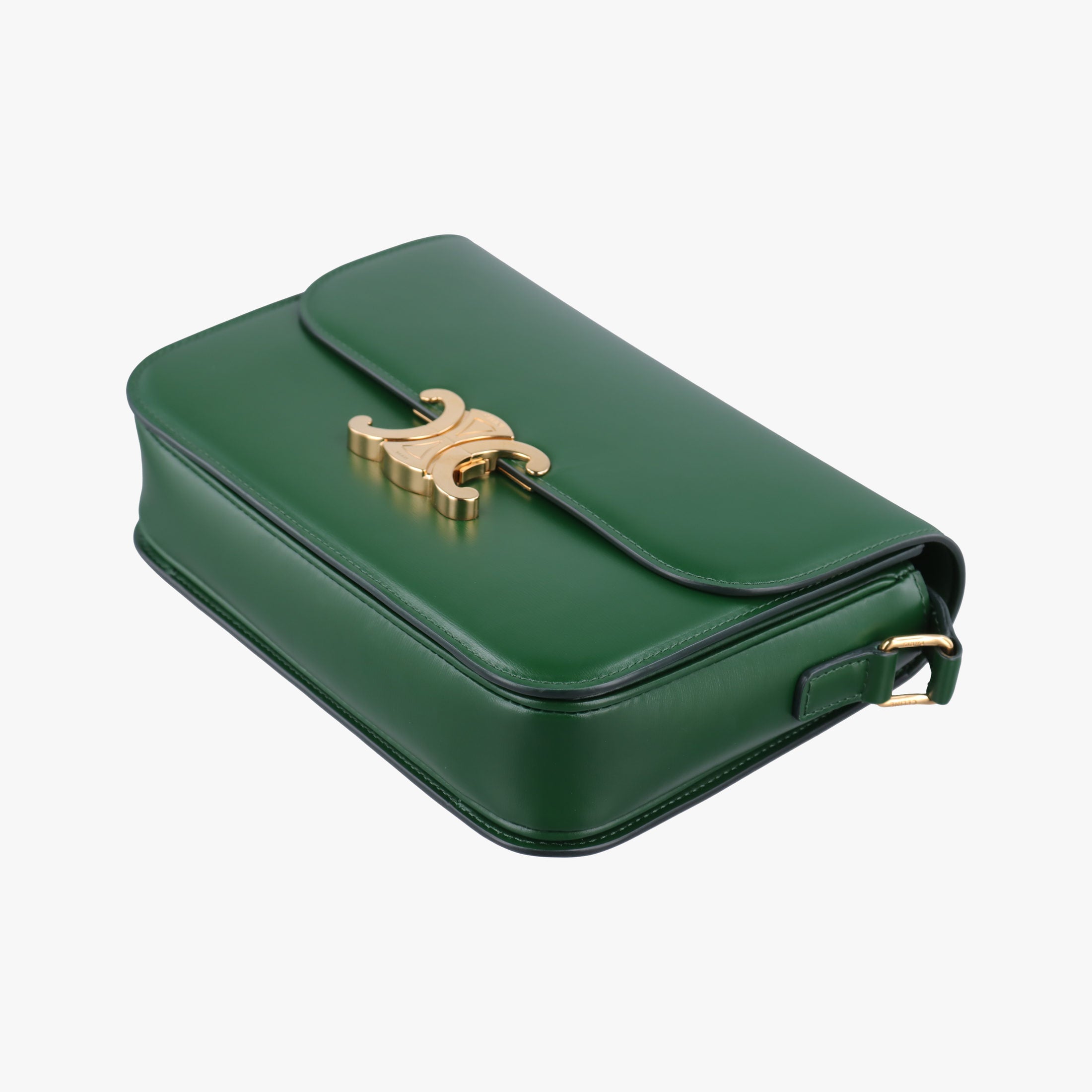 Triomphe Green Leather F-PB-2199トリオンフ ミディアム グリーン レザー F-PB-2199