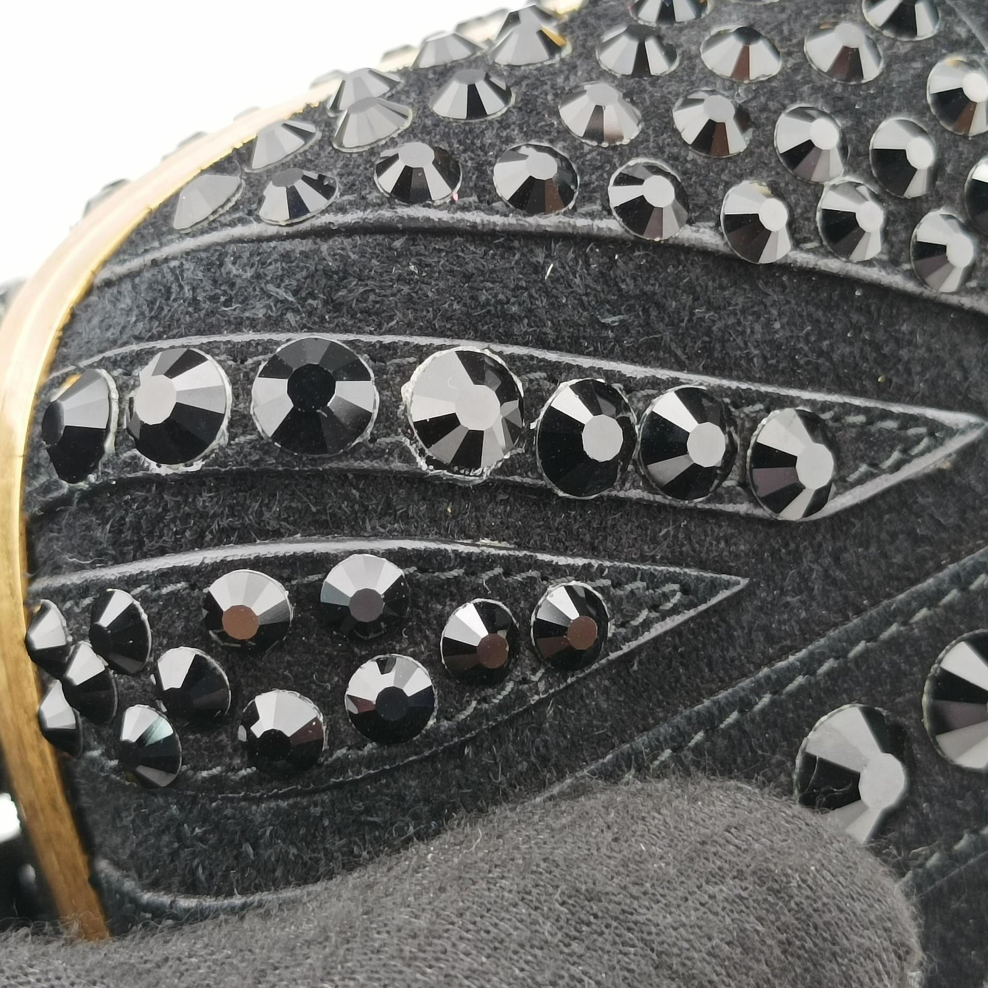 Studded Britannia Skull Box Black suede 208024 000926スタッズ ブリタニア スカル ボックス ブラック スエード 208024 000926