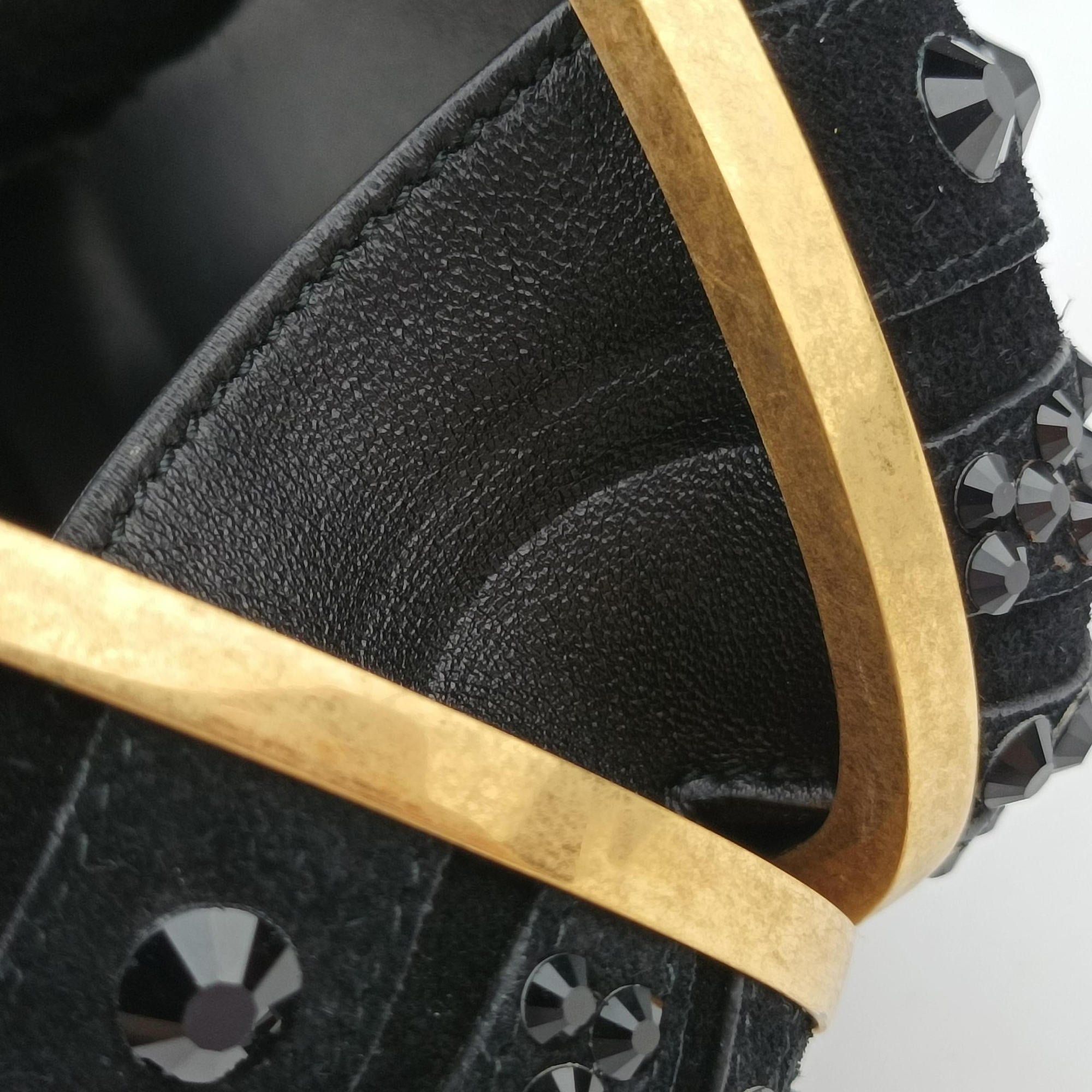 Studded Britannia Skull Box Black suede 208024 000926スタッズ ブリタニア スカル ボックス ブラック スエード 208024 000926