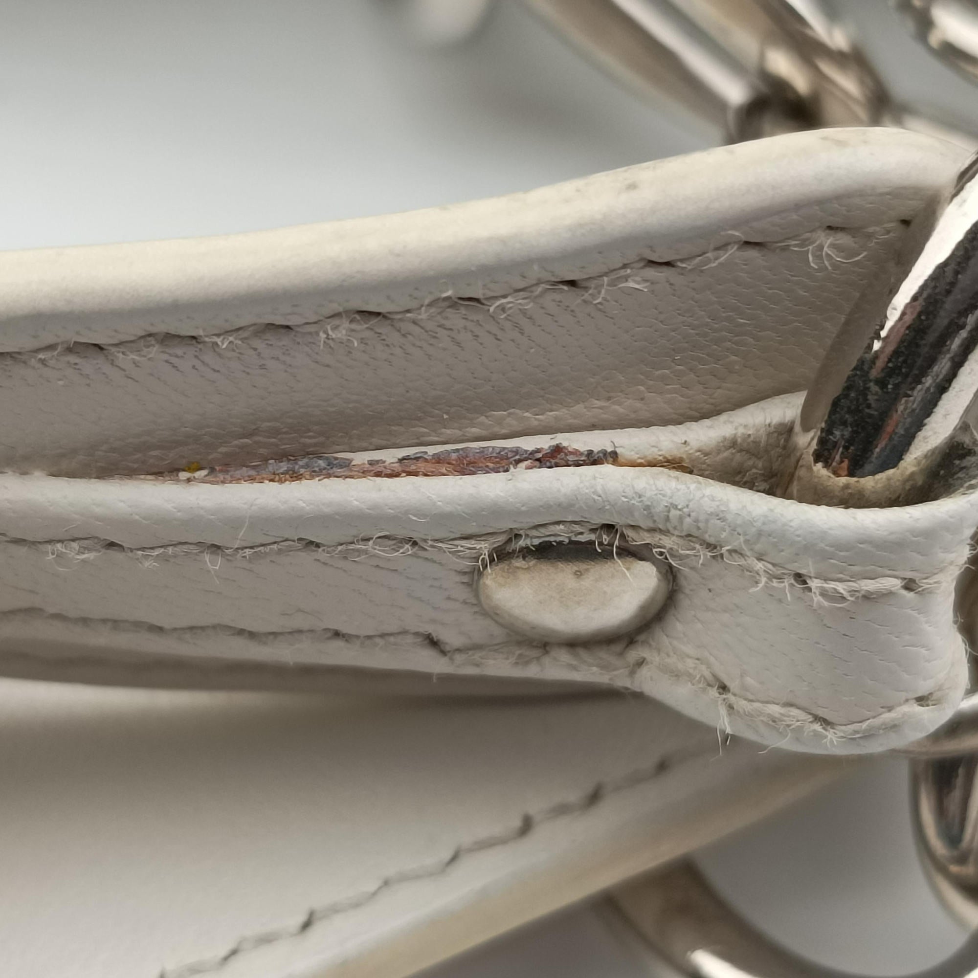 Soft Lady Dior Canage INTRECCIATO Tote White lambskin 96-MA-0098ソフト レディディオール カナージュ イントレチャート トート ホワイト ラムスキン 96-MA-0098