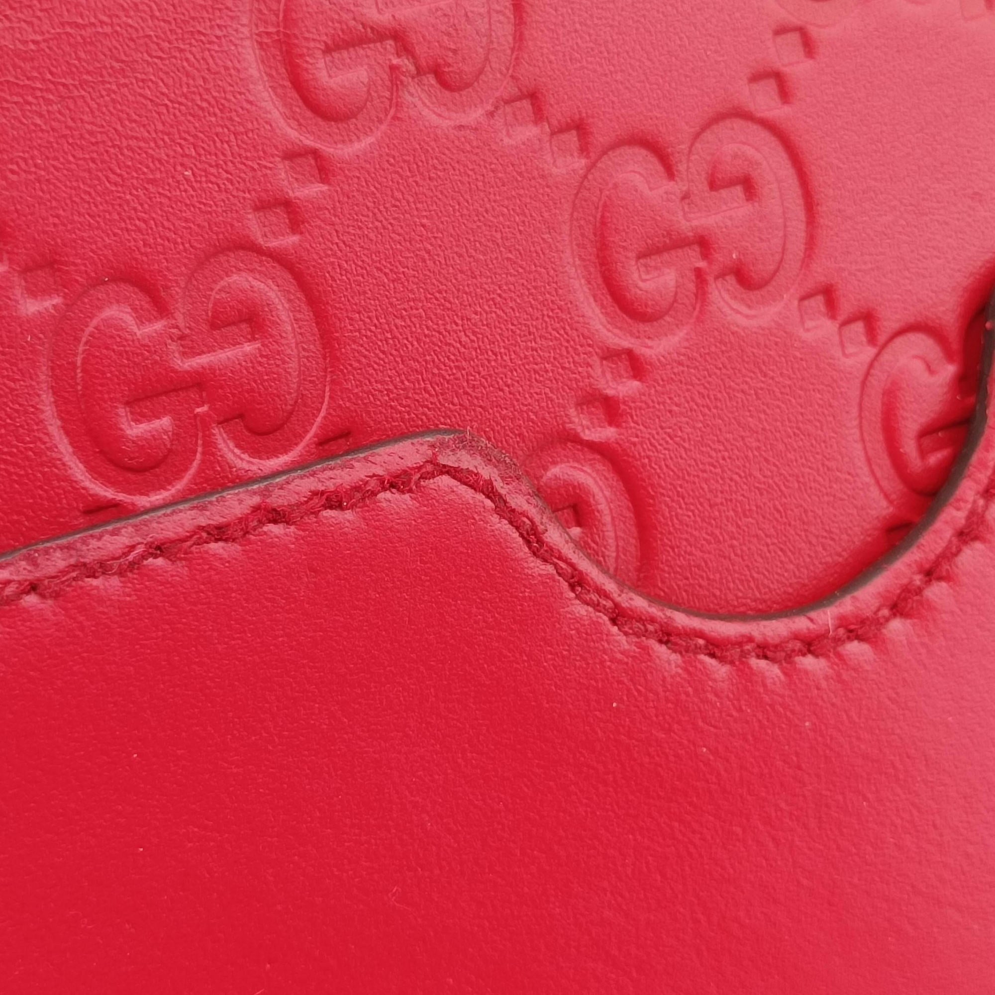 Padlock Red Leather 409487 Lot number unknownパドロック レッド レザー 409487 製番不明