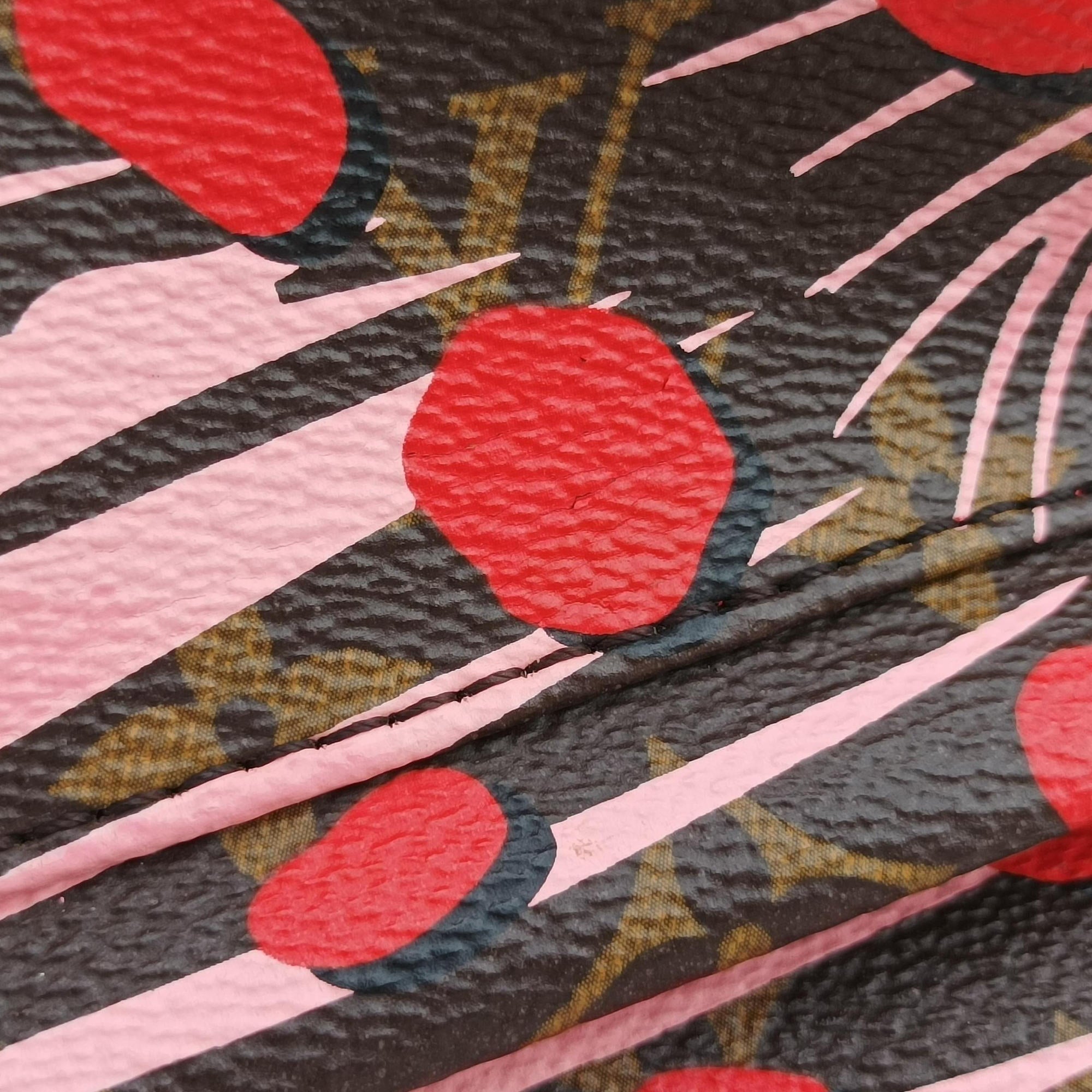 Palm Springs PM brown×SUGAR PINK POPPY Monogram Jungle dot M41981 FL0176パームスプリングス PM マロン×シュガーピンクポピー モノグラム ジャングルドット M41981 FL0176