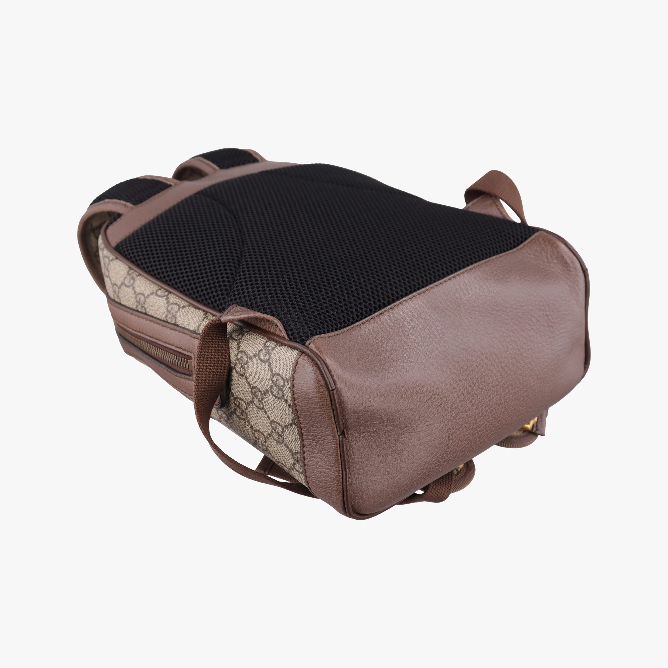 The Three Little Pigs Brown PVC coated canvas×leather 552884 D027876059三匹のこぶた ブラウン PVCコーティングキャンバス×レザー 552884 D027876059