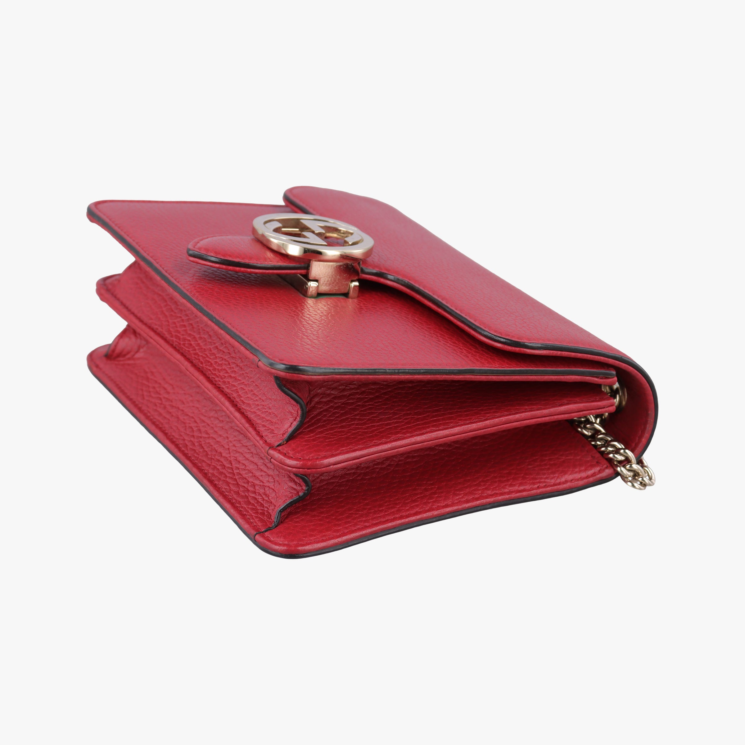 Interlocking G Red Leather 510304 E030237728インターロッキングG レッド レザー 510304 E030237728