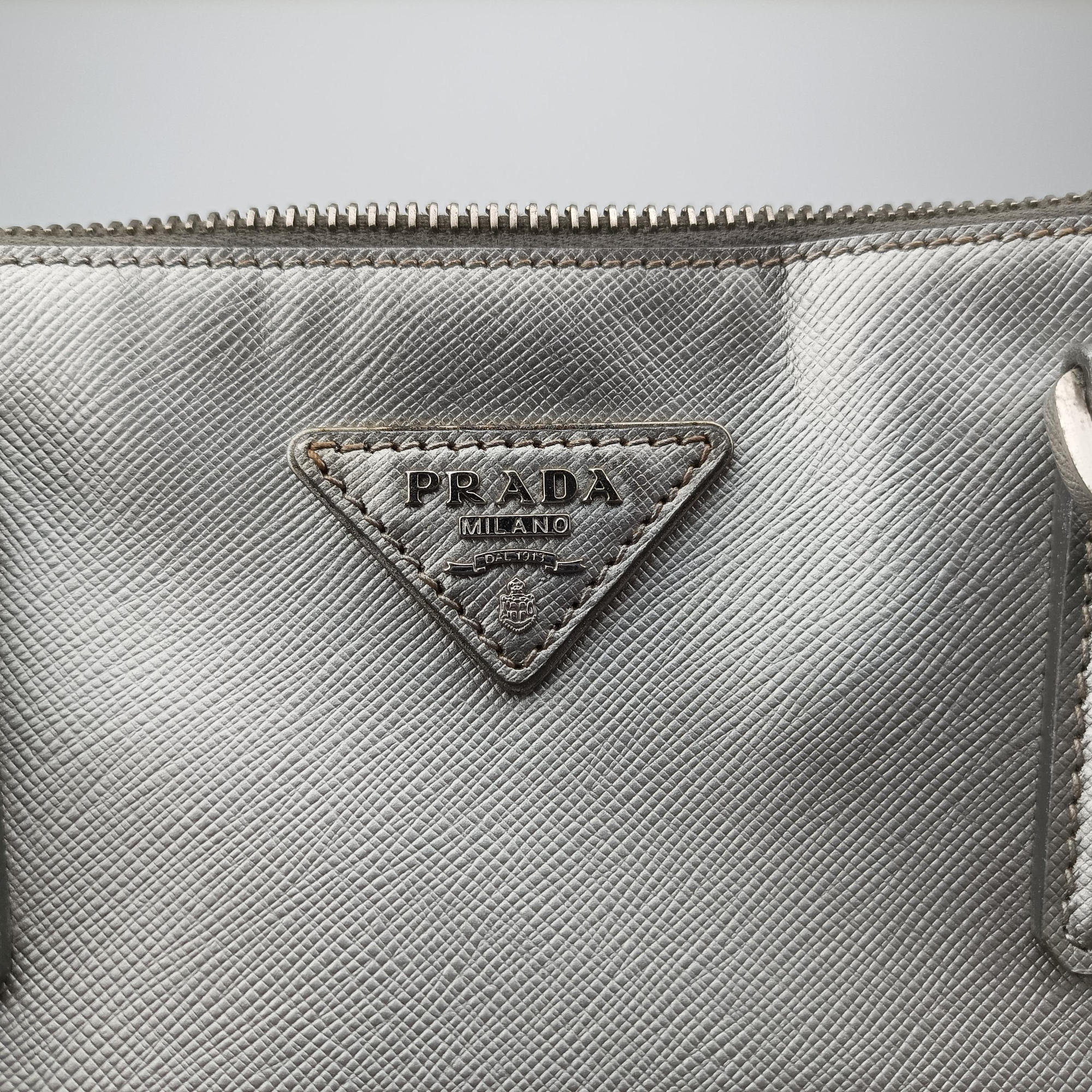 Galleria Silver SAFFIANO Leather BN1874 7 Sガレリア シルバー サフィアーノレザー BN1874 7 S