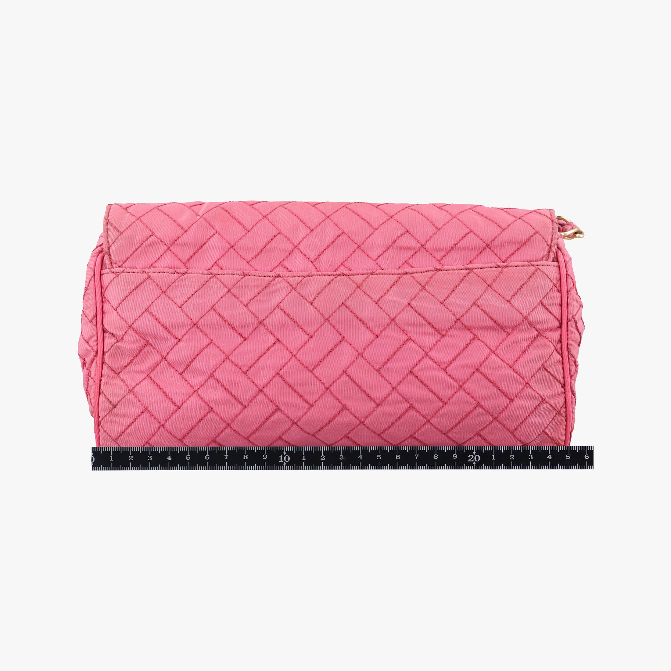 Chain Quilting Flap Pink nylon 194チェーン キルティング フラップ ピンク ナイロン 194