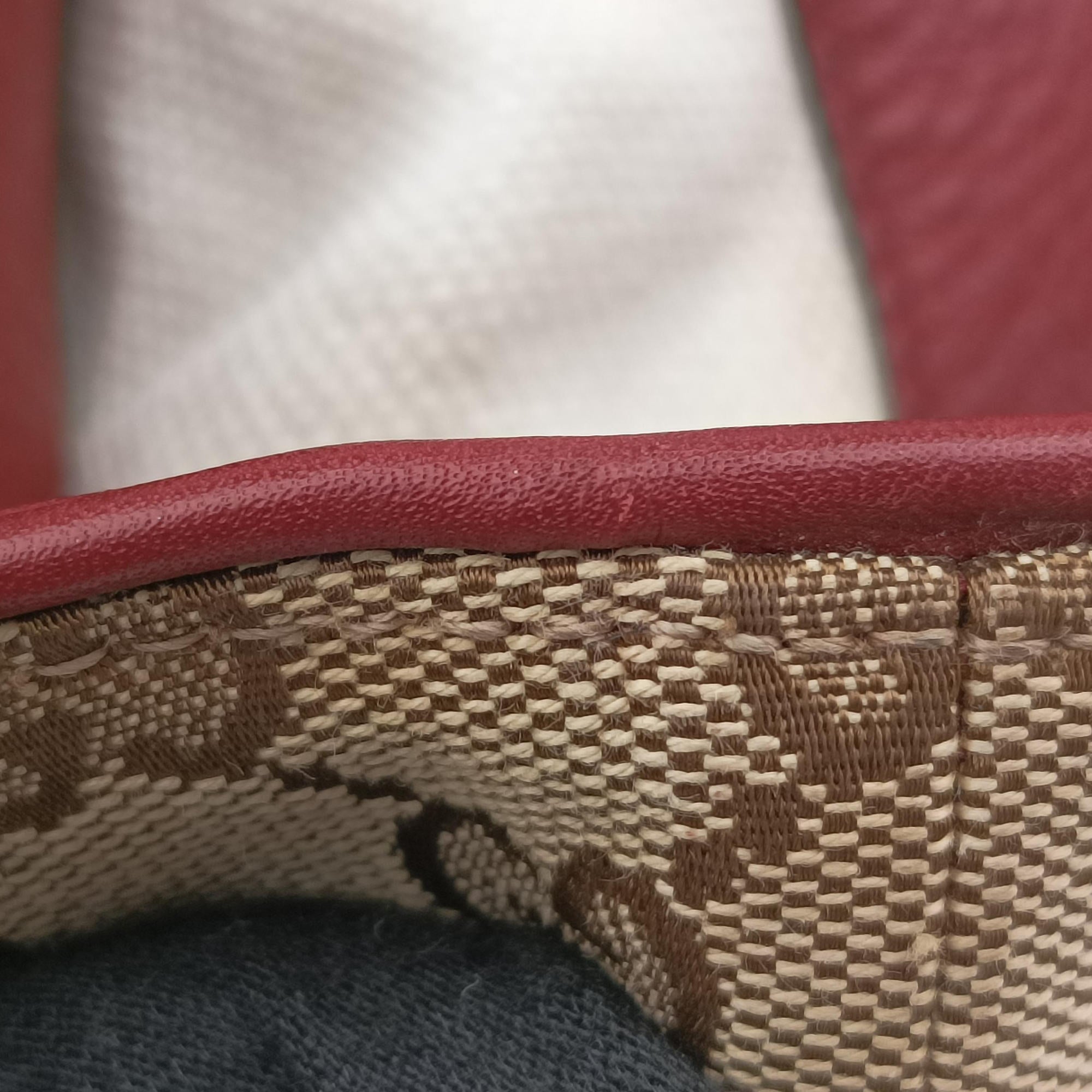 GG Canvas Sherry Red×Beige canvas×leather 296850 C012135459GGキャンバス シェリー レッド×ベージュ キャンバス×レザー 296850 C012135459
