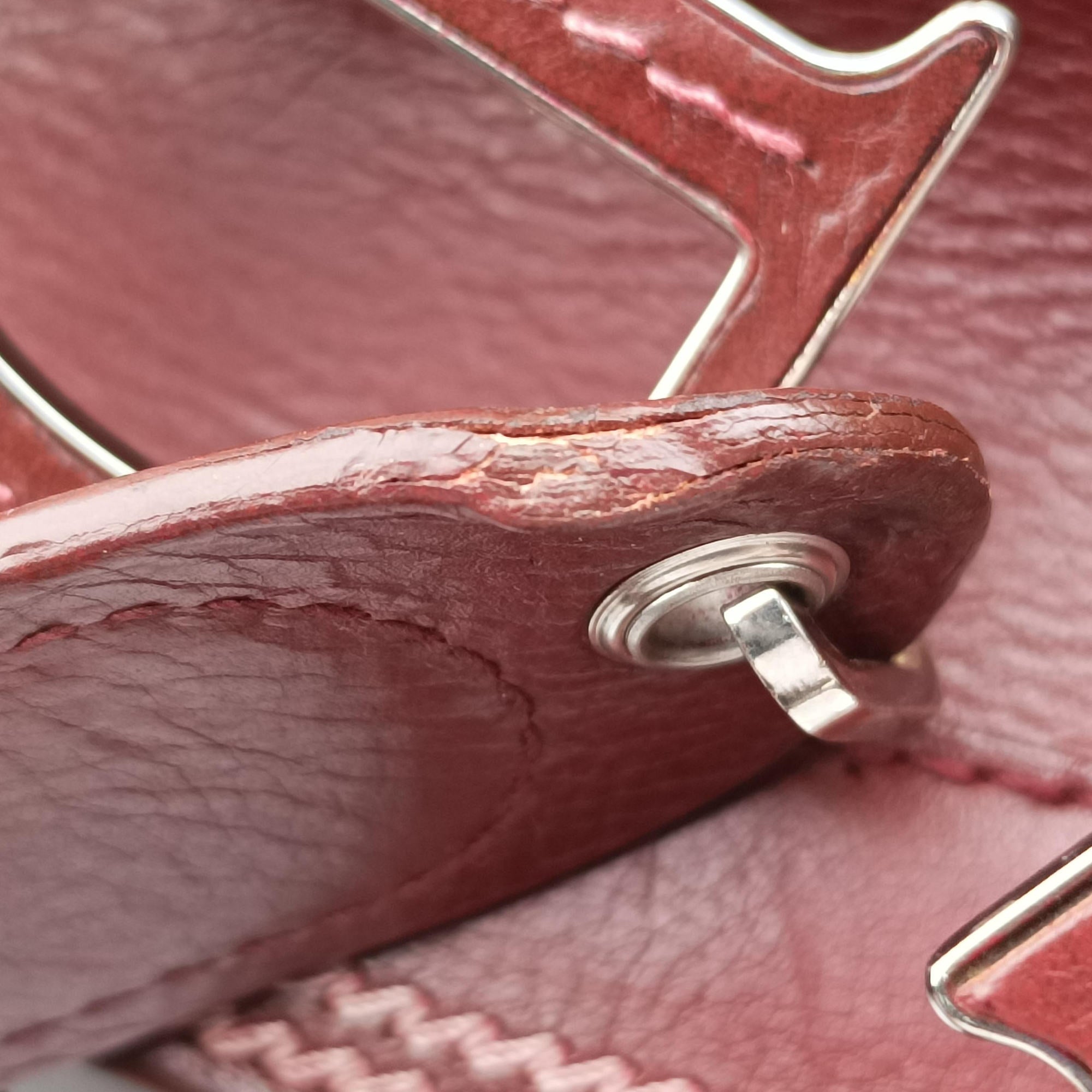 Romantic Flowers Burgundy Leather 07-MA-0045ロマンティックフラワー ワインレッド レザー 07-MA-0045