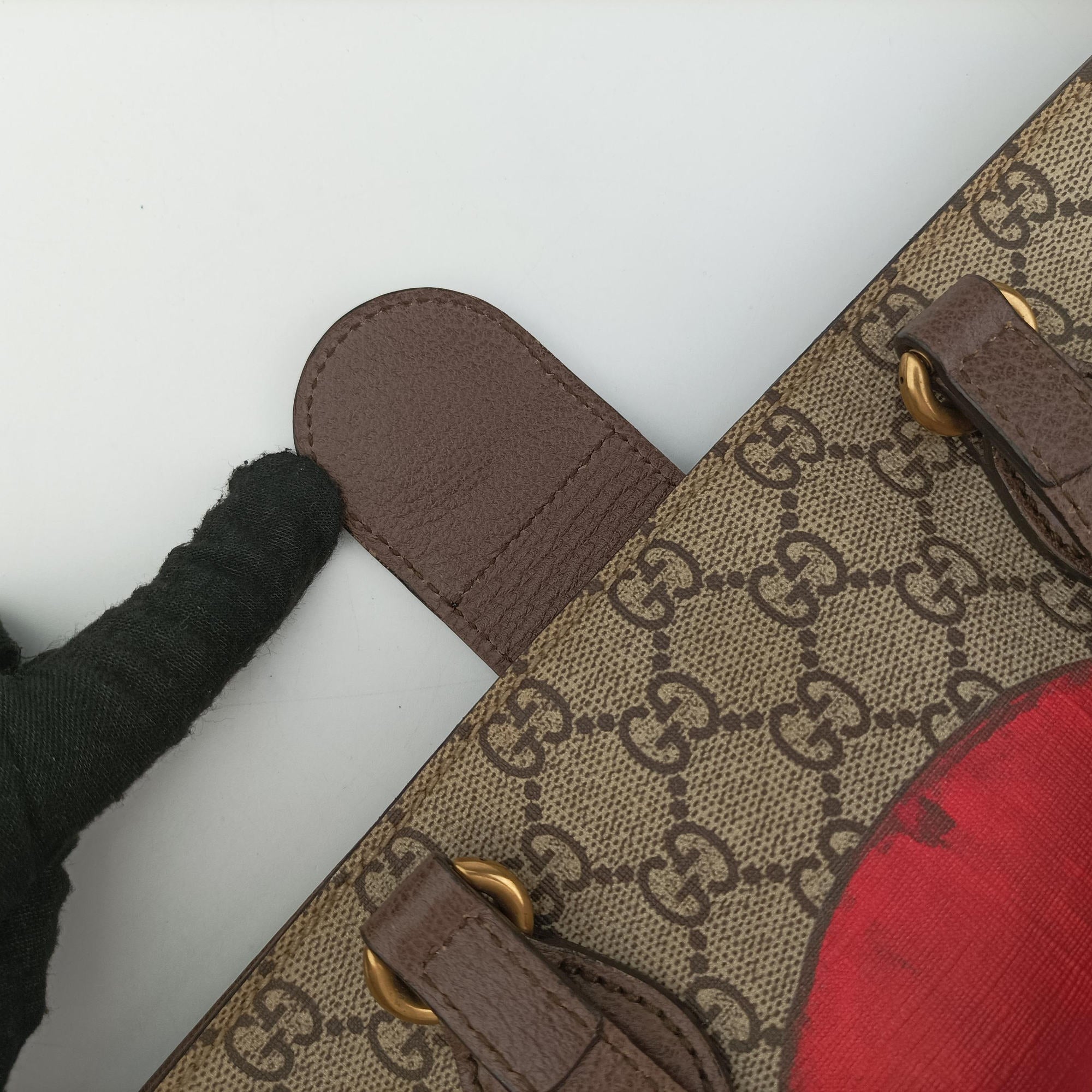 GG Supreme Bosco PATCHED beige×Multicolour PVC coated canvas 473887 C023856729GGスプリーム ボスコパッチ ベージュ×マルチカラー PVCコーティングキャンバス 473887 C023856729