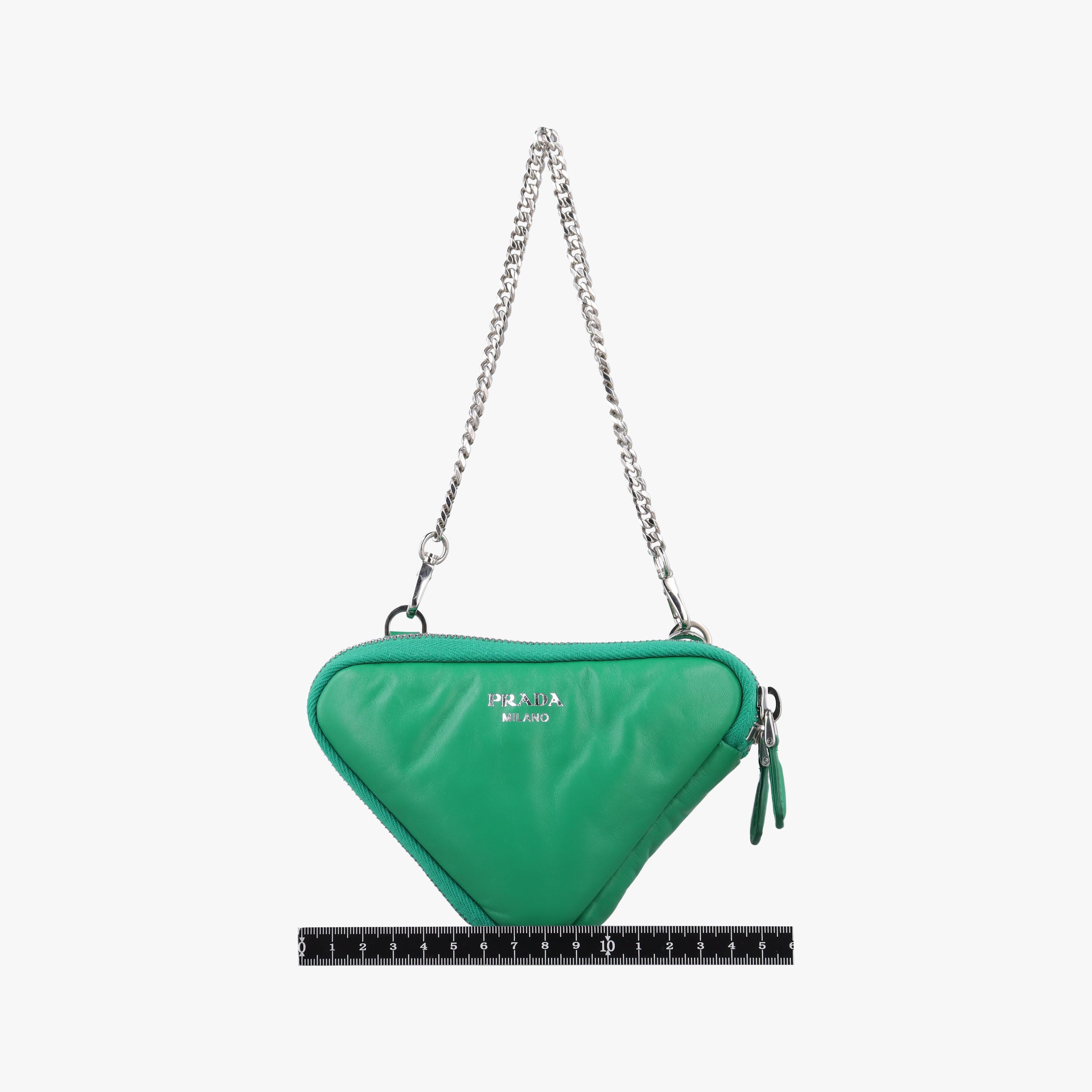 triangle mini Green Leather 62トライアングル ミニ グリーン レザー 62