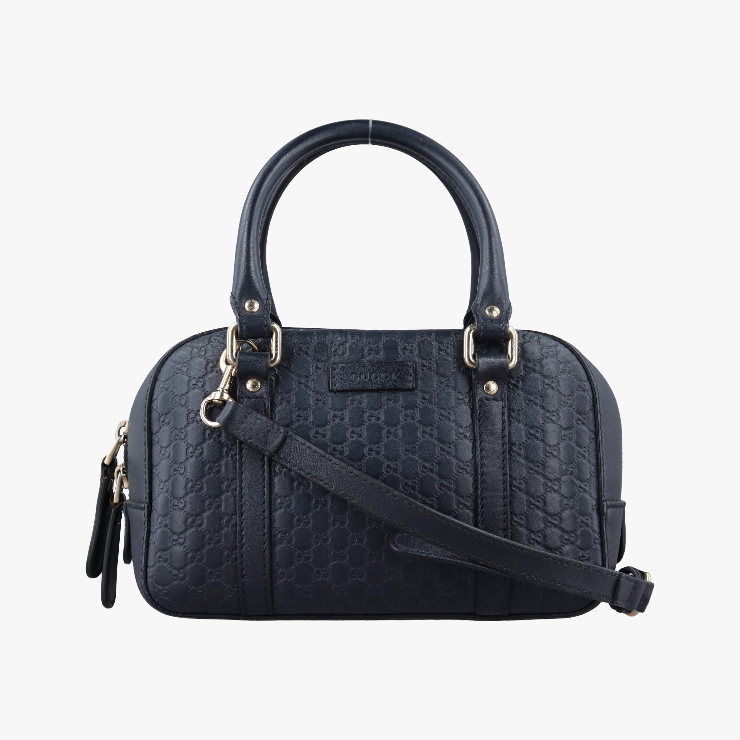 Microguccissima Navy Leather 510289 F025218396マイクログッチシマ ネイビー レザー 510289 F025218396