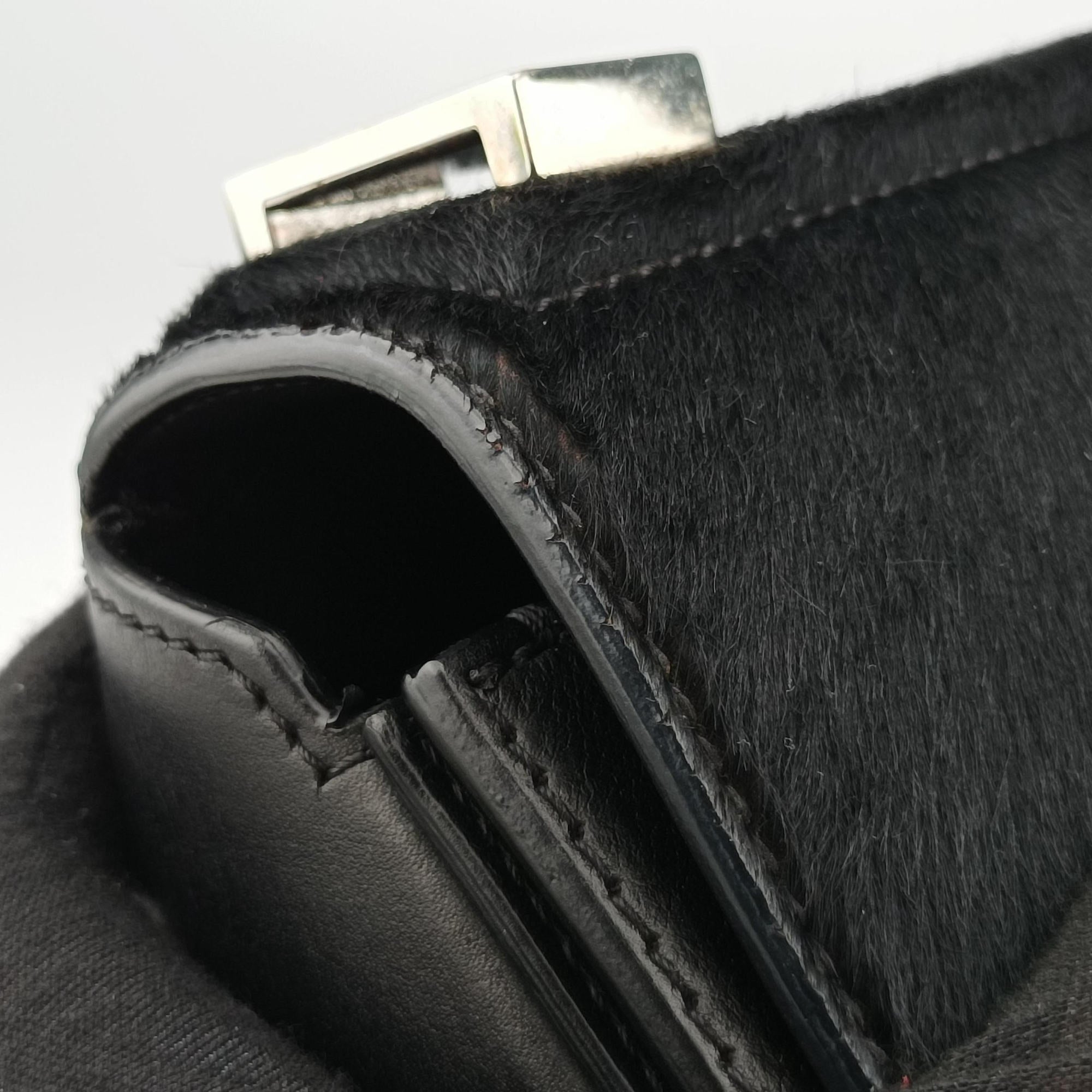 Pandora Box Black Leather × Ponyhair TE0144パンドラ ブラック レザー × ポニー TE0144