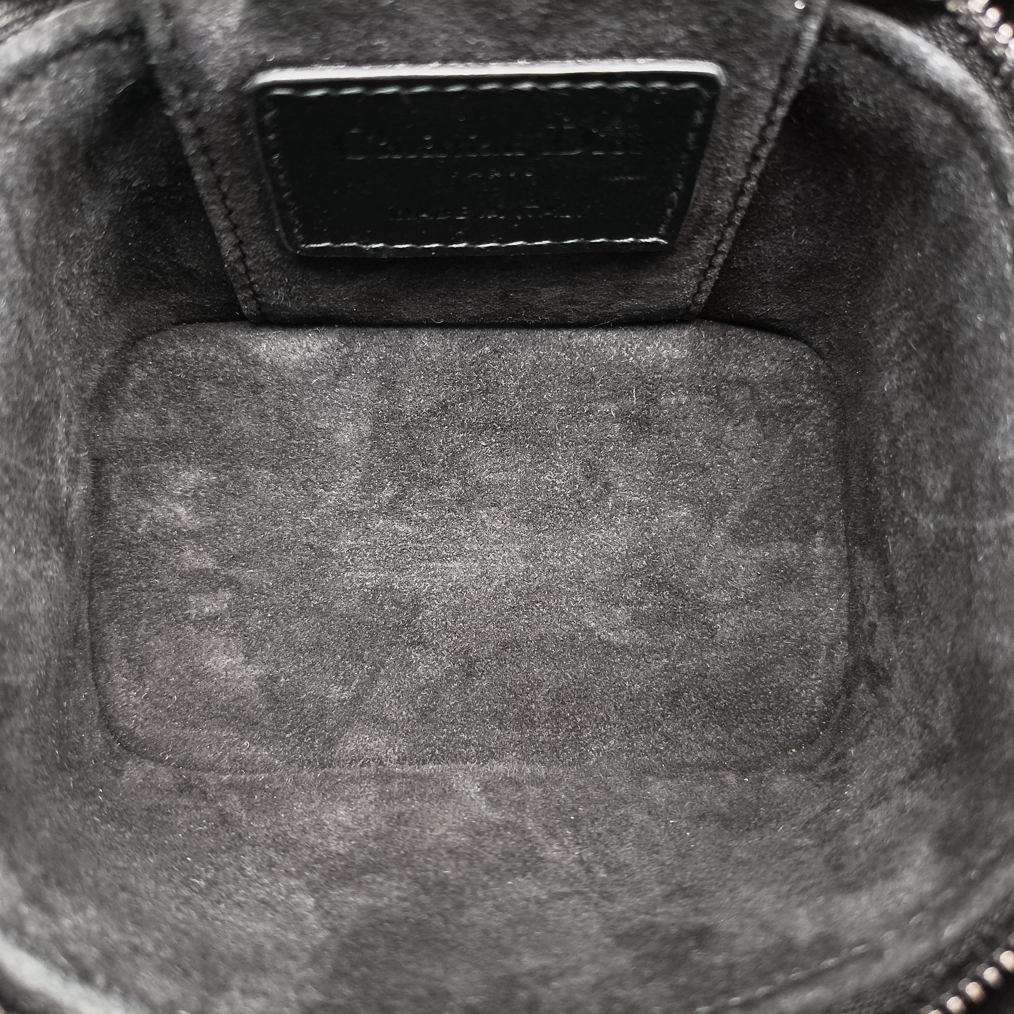 Houndstooth vanity bag Black and White Leather 56-MA-0272千鳥格子バニティバッグ ブラック×ホワイト レザー 56-MA-0272
