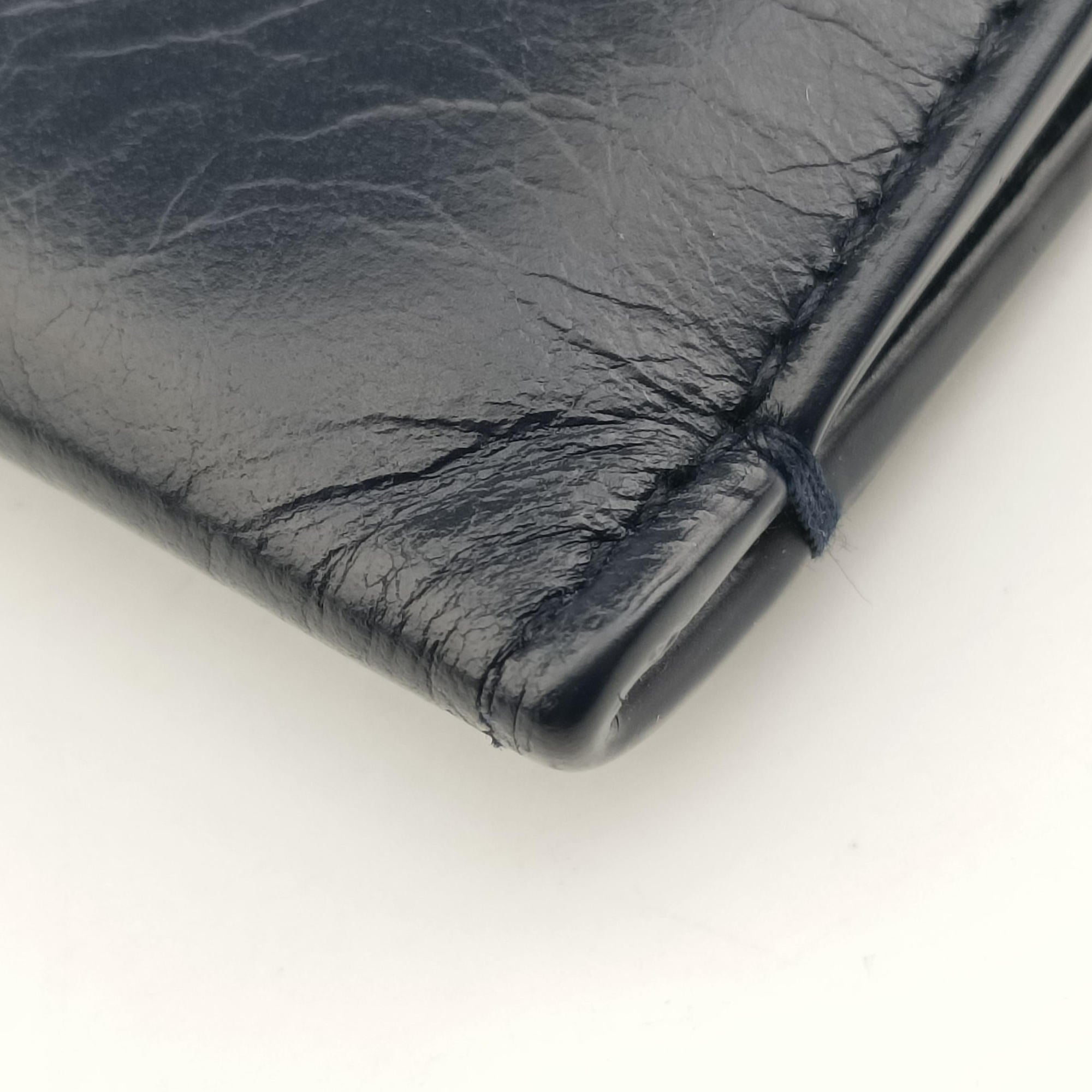 30 Montaigne Navy leather 09-BO-019930 モンテーニュ ネイビー レザー 09-BO-0199