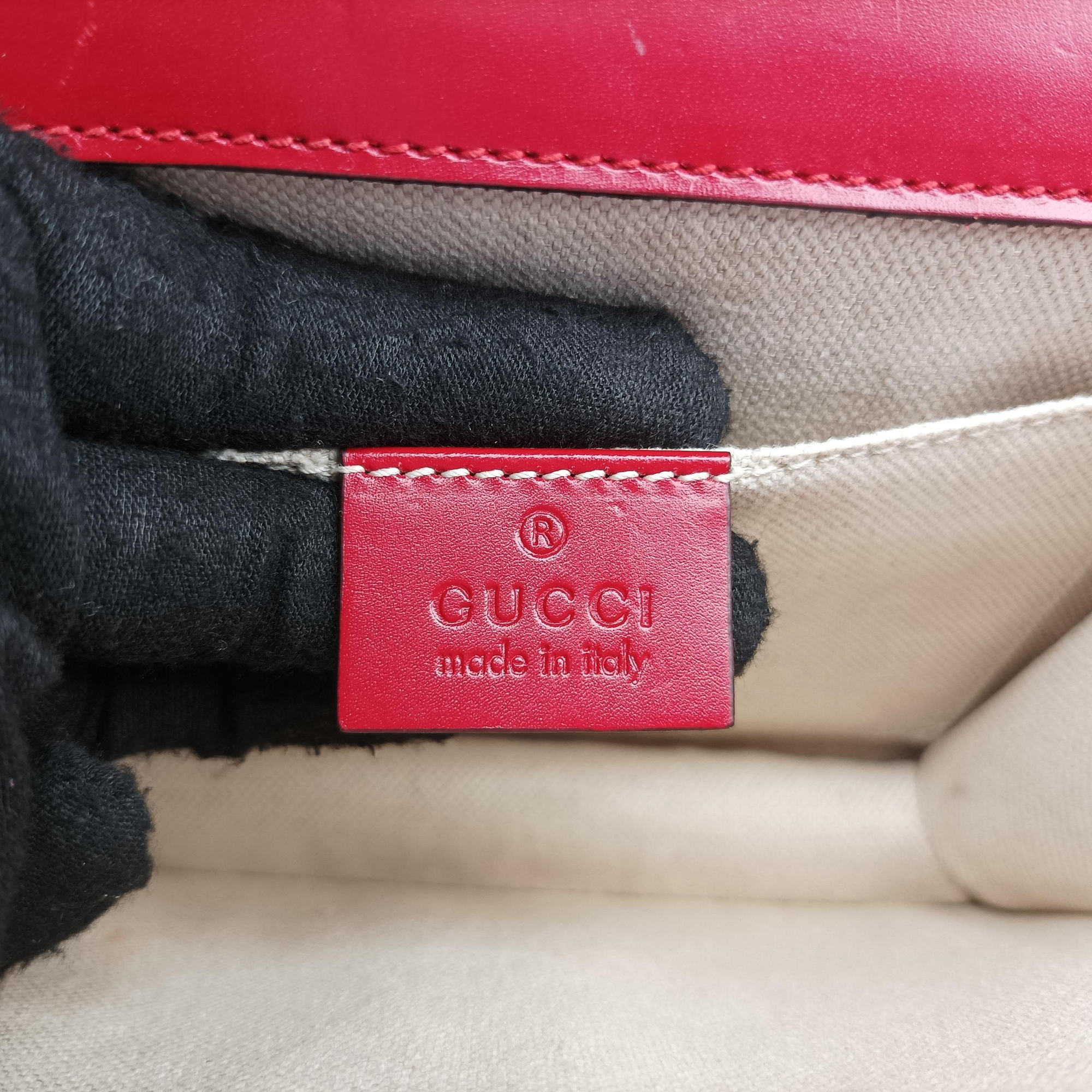 GG Marmont Red Leather 431384 E019735737GGマーモント レッド レザー 431384 E019735737