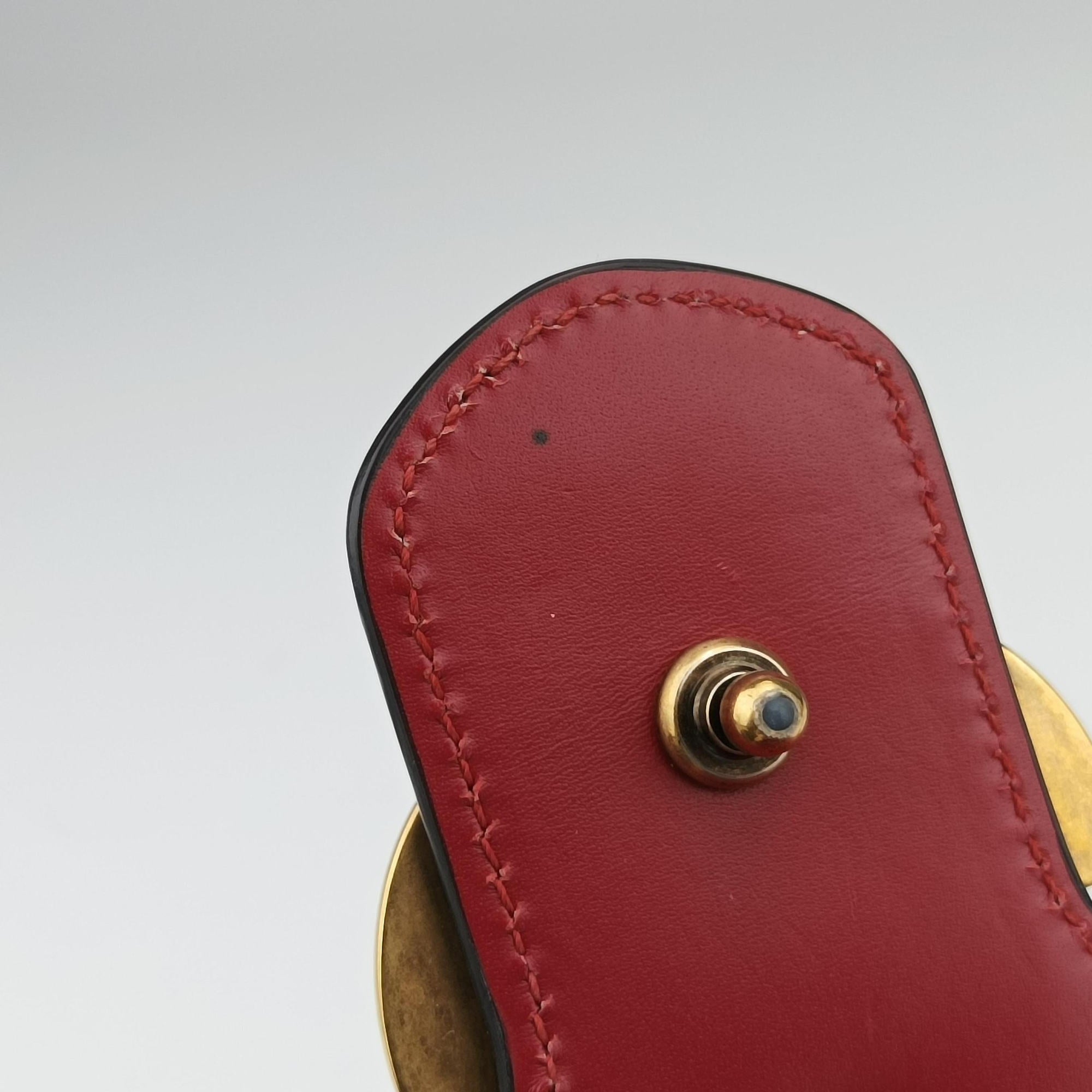 GG Marmont Red Leather 431384 E019735737GGマーモント レッド レザー 431384 E019735737