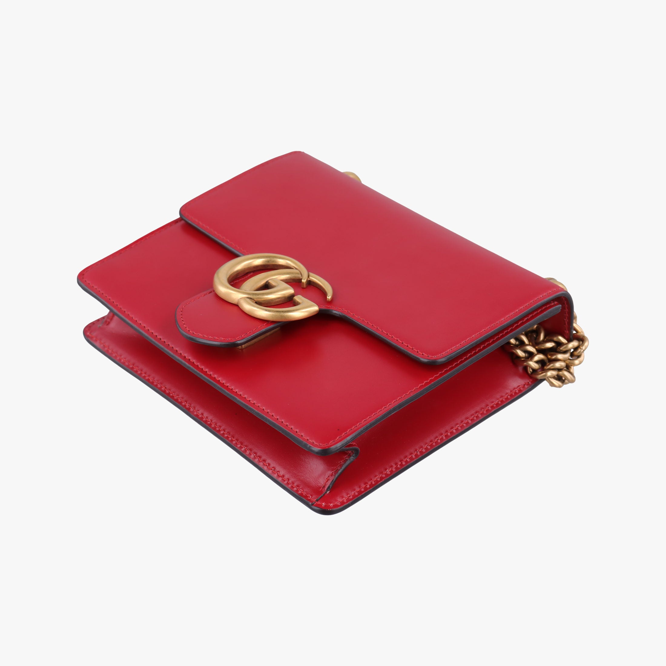 GG Marmont Red Leather 431384 E019735737GGマーモント レッド レザー 431384 E019735737