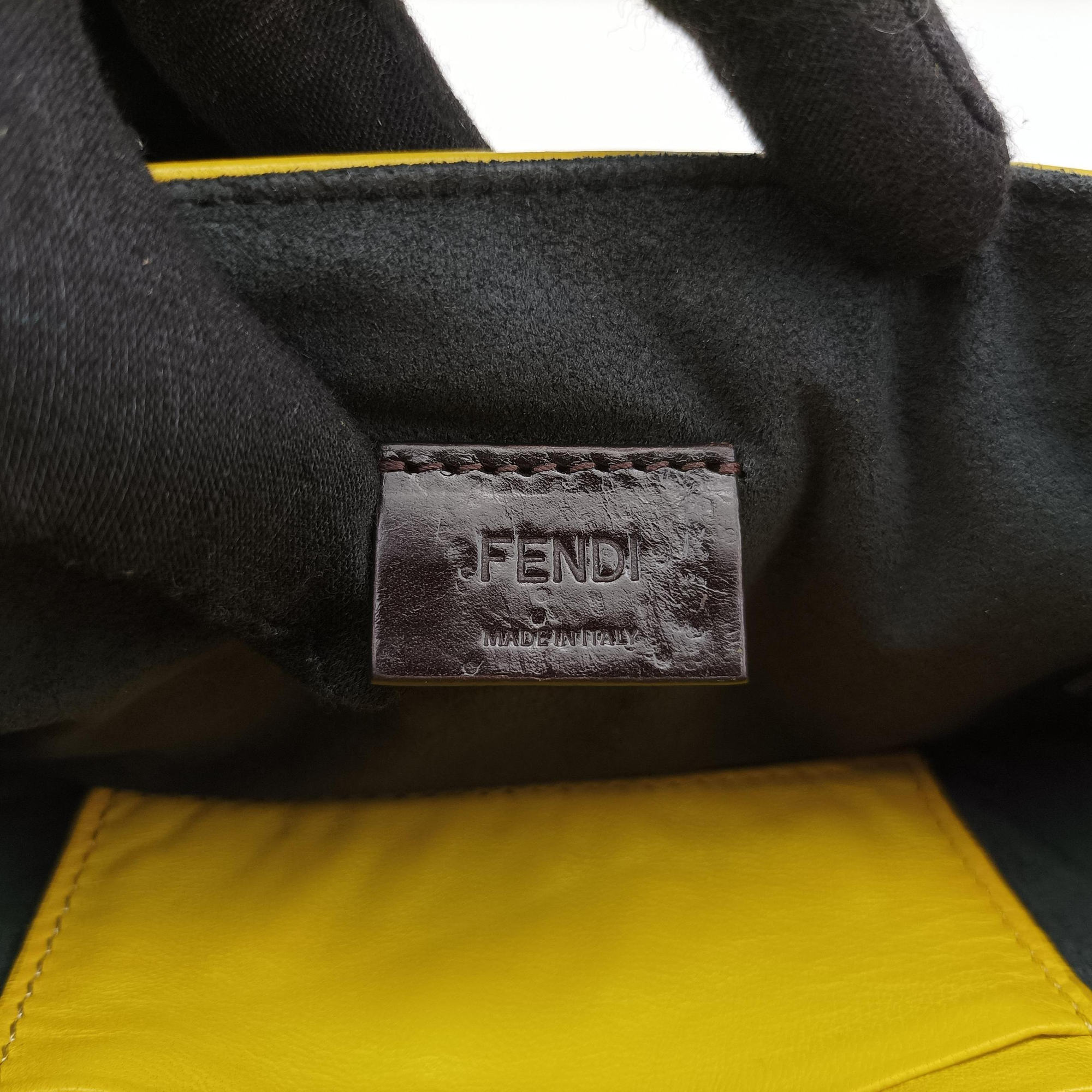 Mini Be Baguette Yellow × Black Leather 8M0315 8M0315-W20 149-0053ミニベバゲット イエロー × ブラック レザー 8M0315 8M0315-W20 149-0053
