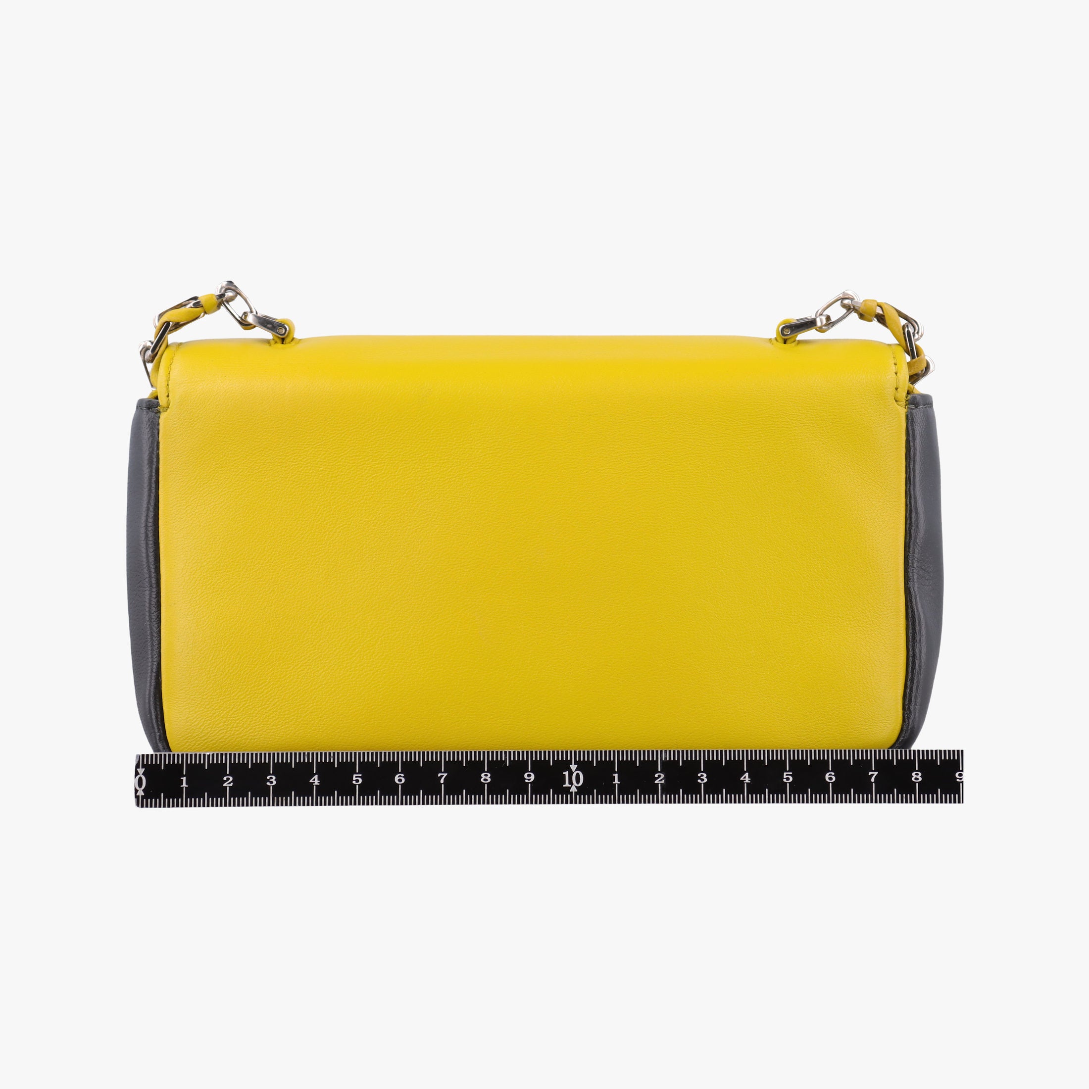 Mini Be Baguette Yellow × Black Leather 8M0315 8M0315-W20 149-0053ミニベバゲット イエロー × ブラック レザー 8M0315 8M0315-W20 149-0053