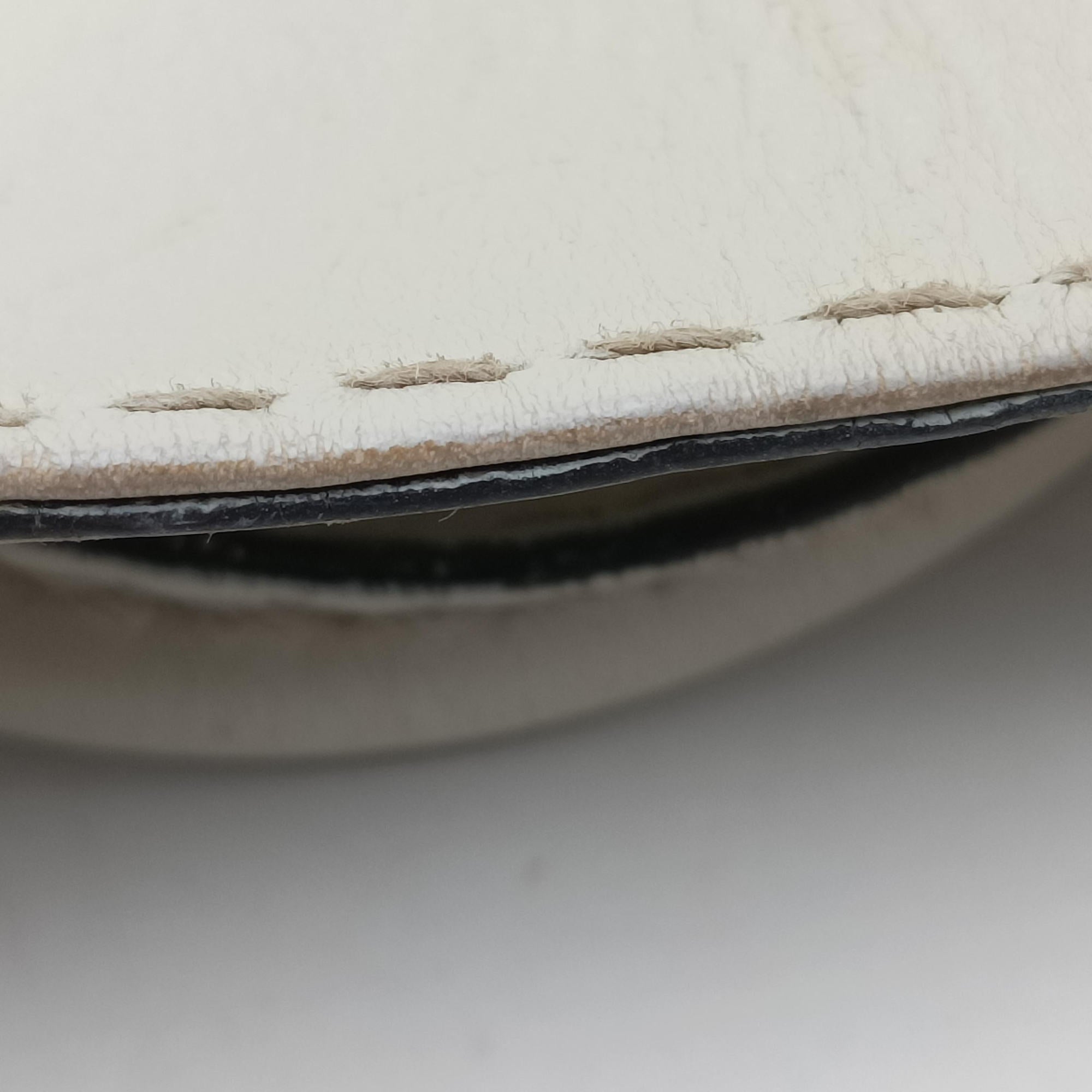 Dialux Queen Large White × Brown Leather×canvas 189883 B1757294ダイラックス クイーン ラージ ホワイト × ブラウン レザー×キャンバス 189883 B1757294