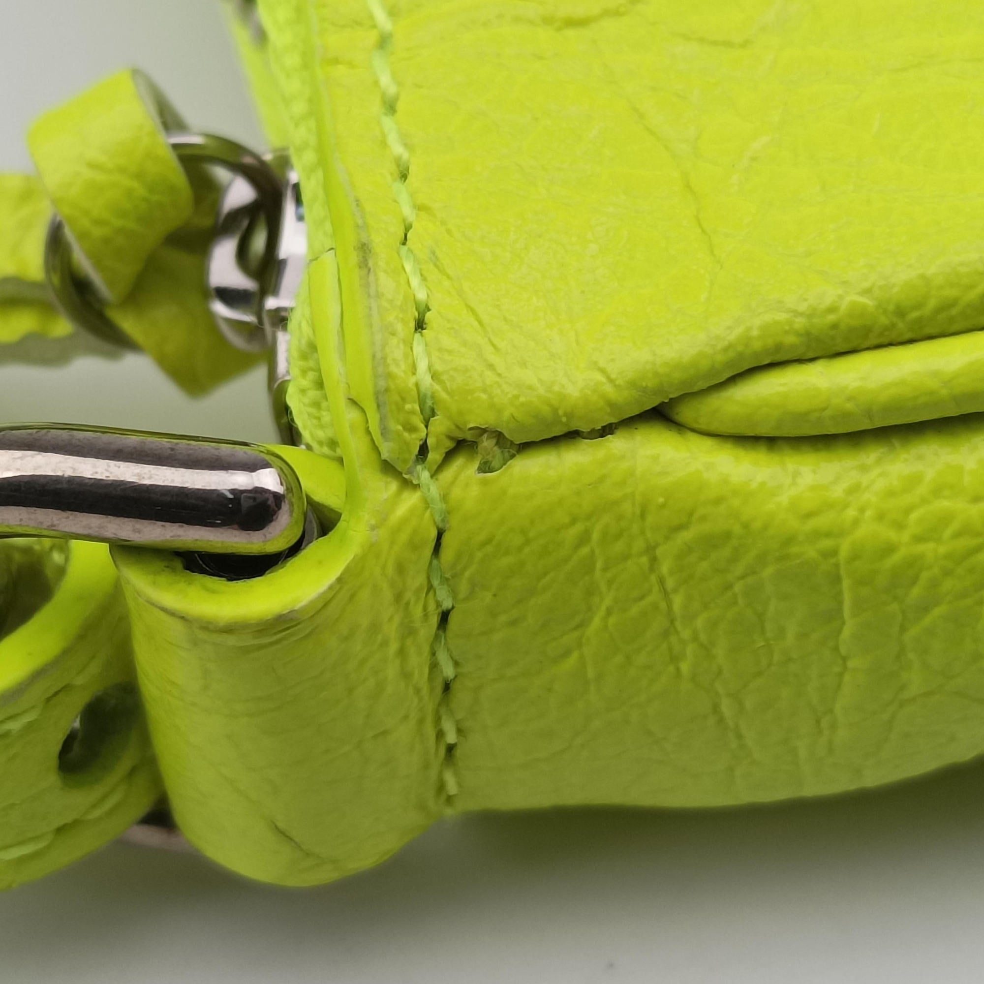 Le Cagole Green lambskin 695814.7206.R.493075ルカゴール グリーン ラムスキン 695814.7206.R.493075