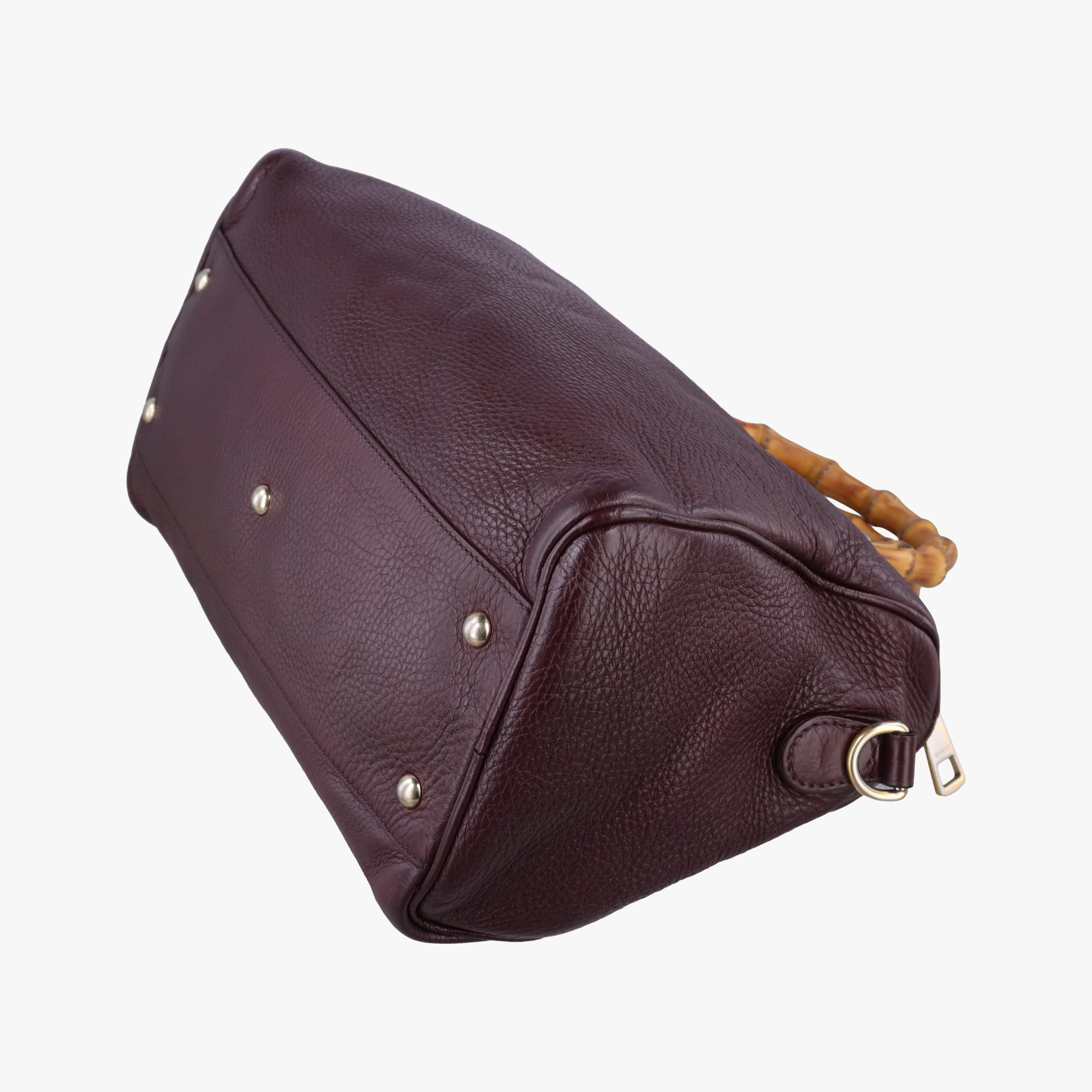 bamboo shopper Purple Leather 353124 Lot number unknownバンブーショッパー パープル レザー 353124 製番不明