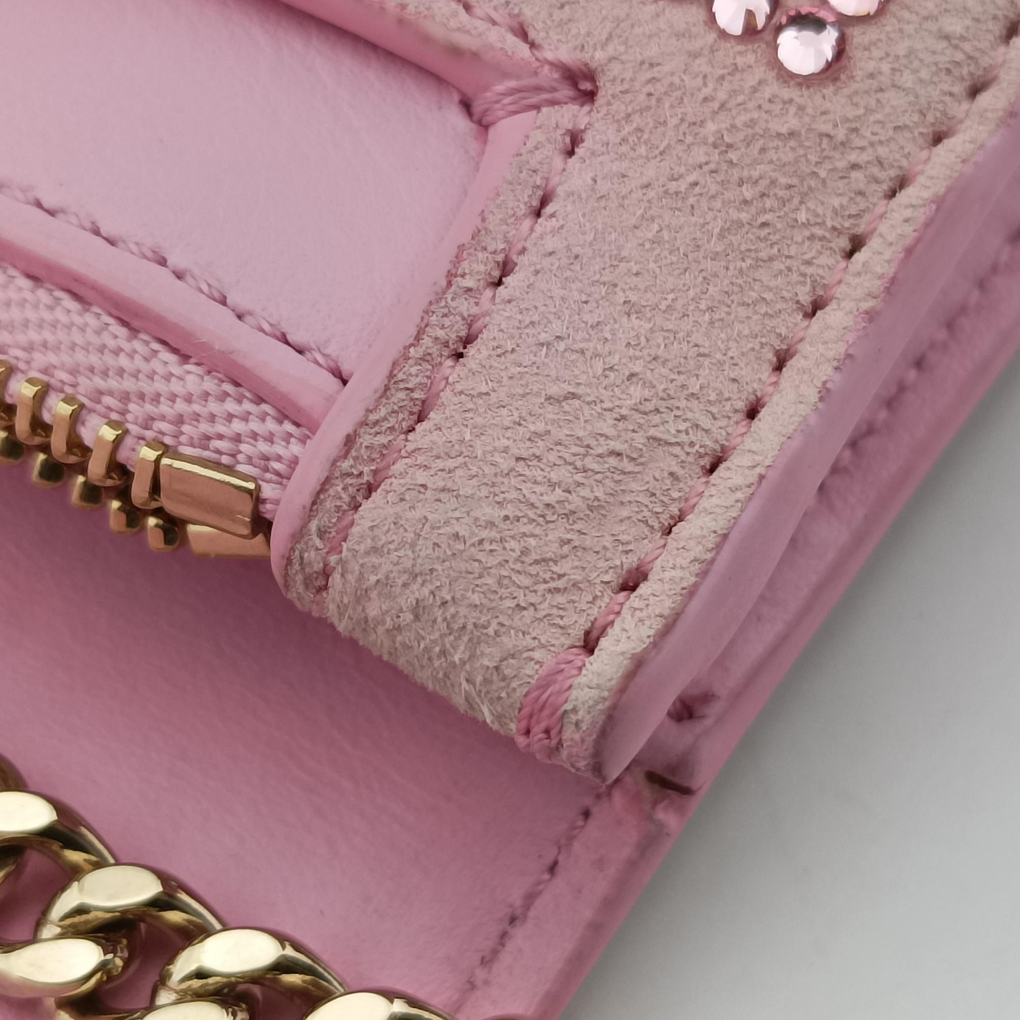 medusa Pink Suede x Leather メデューサ ピンク スエードxレザー