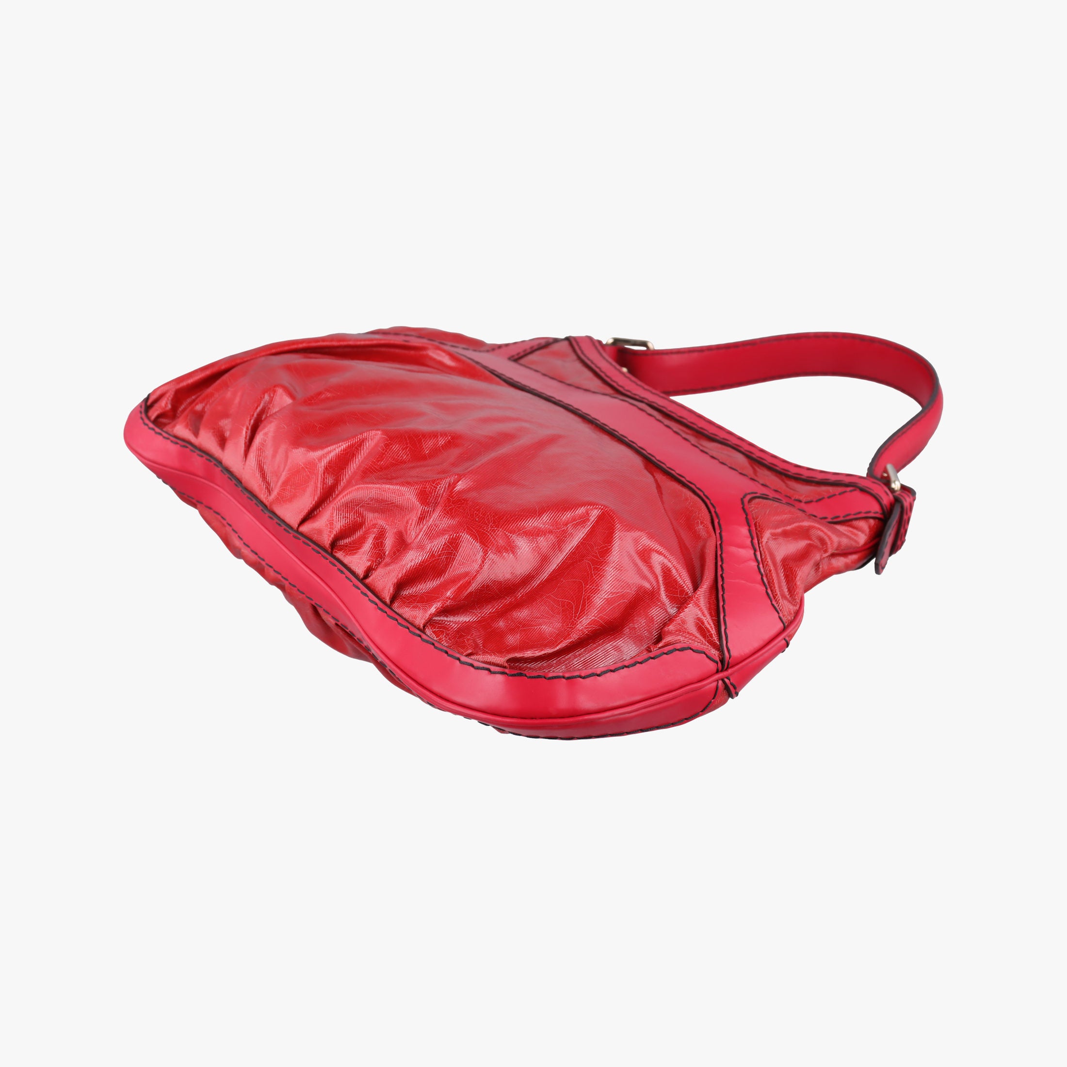 Queen Red Leather × Coated Canvas 189885 F2089704クイーン レッド レザー × コーテッドキャンバス 189885 F2089704
