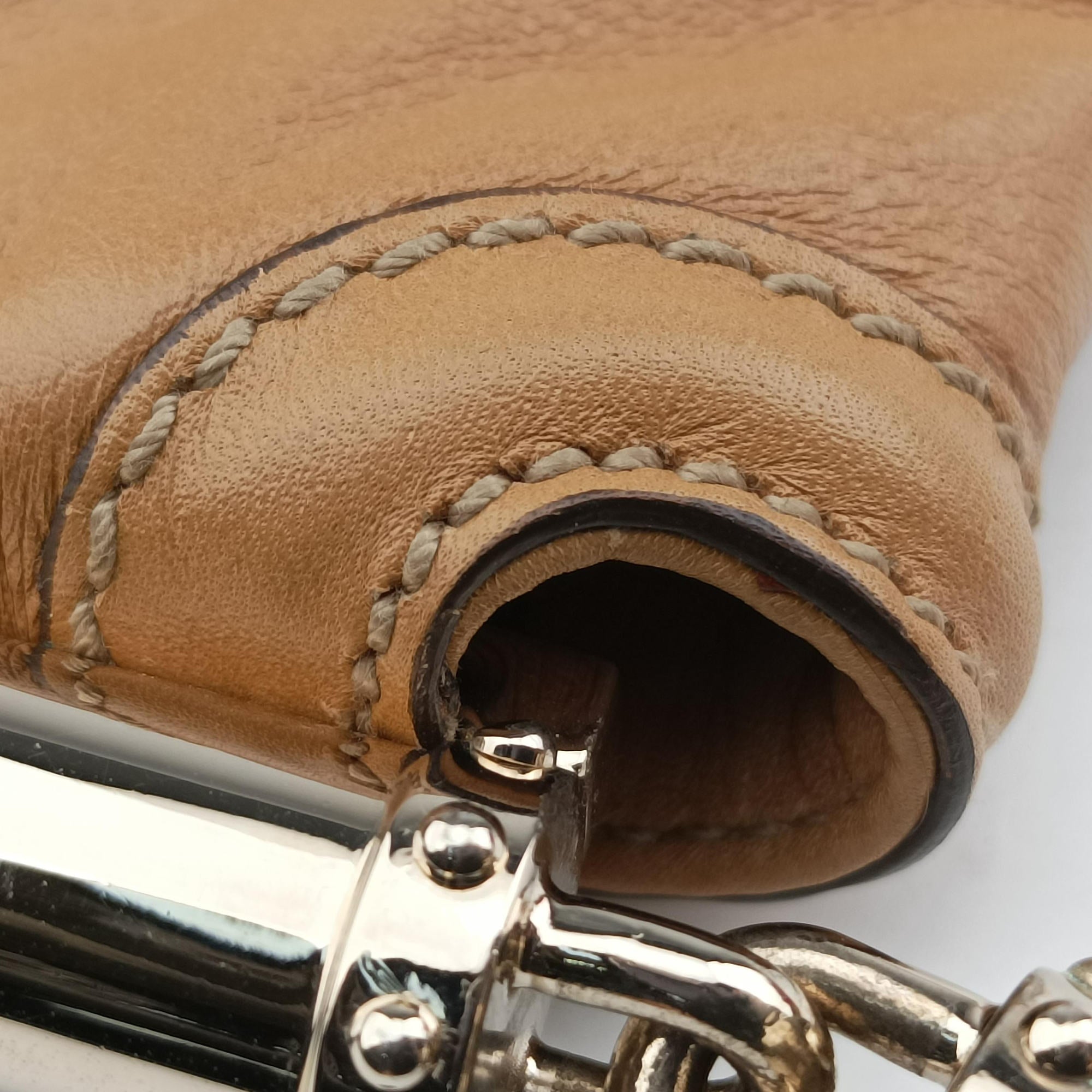 Dialux Britt Hobo Beige leather 167732 ディアラックス ブリット ホーボー ベージュ レザー 167732