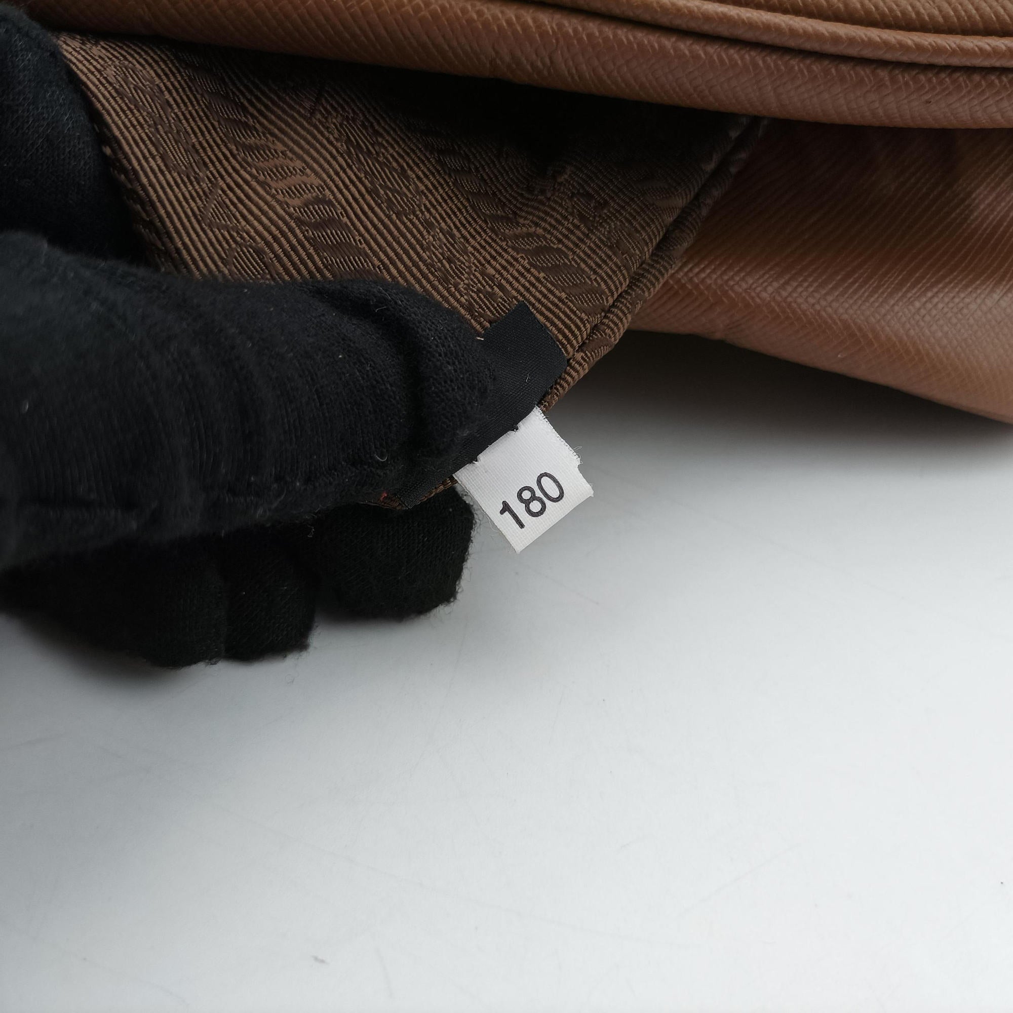 Convertible Top Handle Brown SAFFIANO Leather BL0757 180コンバーチブル トップ ハンドル ブラウン サフィアーノレザー BL0757 180