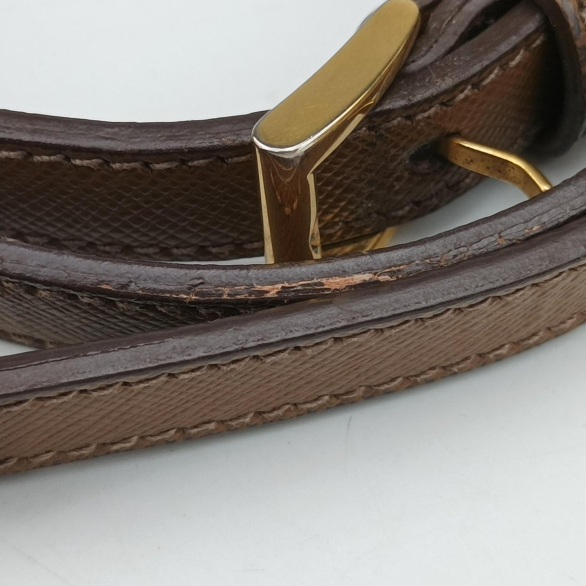 Convertible Top Handle Brown SAFFIANO Leather BL0757 180コンバーチブル トップ ハンドル ブラウン サフィアーノレザー BL0757 180