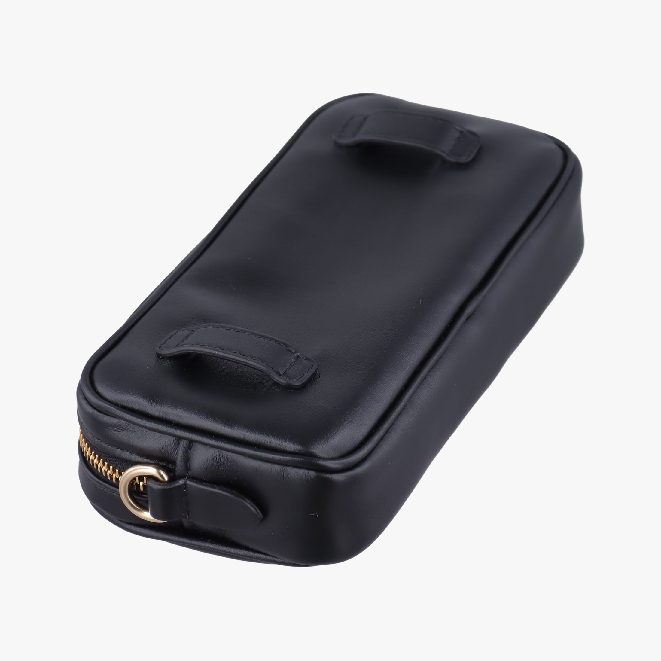 Logo belt Black leather DNP104ロゴベルト ブラック レザー DNP104