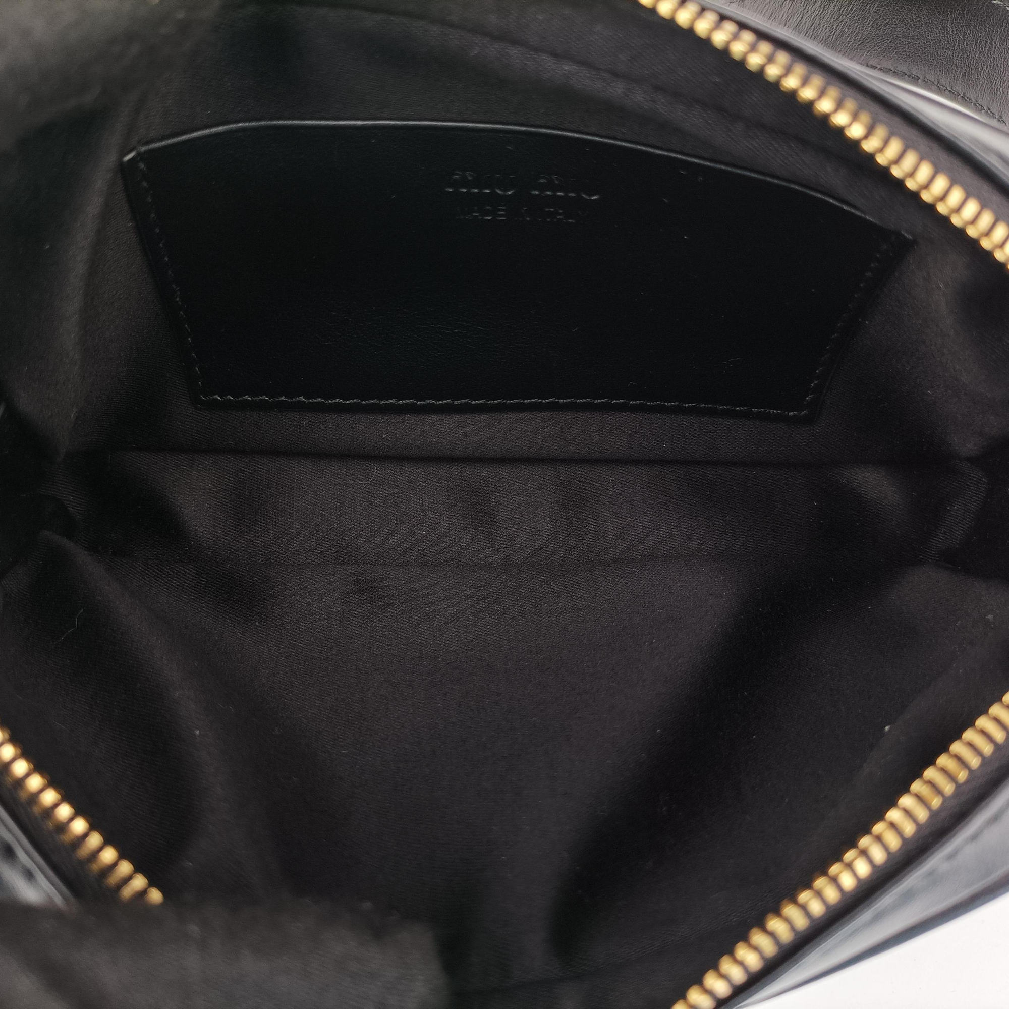 Logo belt Black leather DNP104ロゴベルト ブラック レザー DNP104