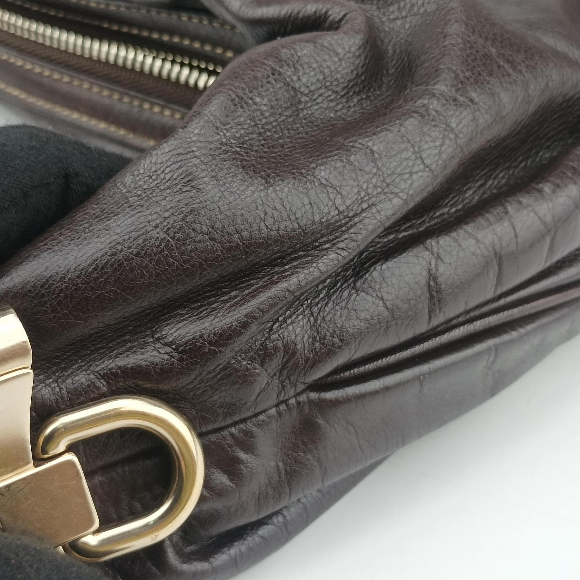 Duchessa Hobo Brown Leather 181492 G04066187デュケッサ ホーボー ブラウン レザー 181492 G04066187