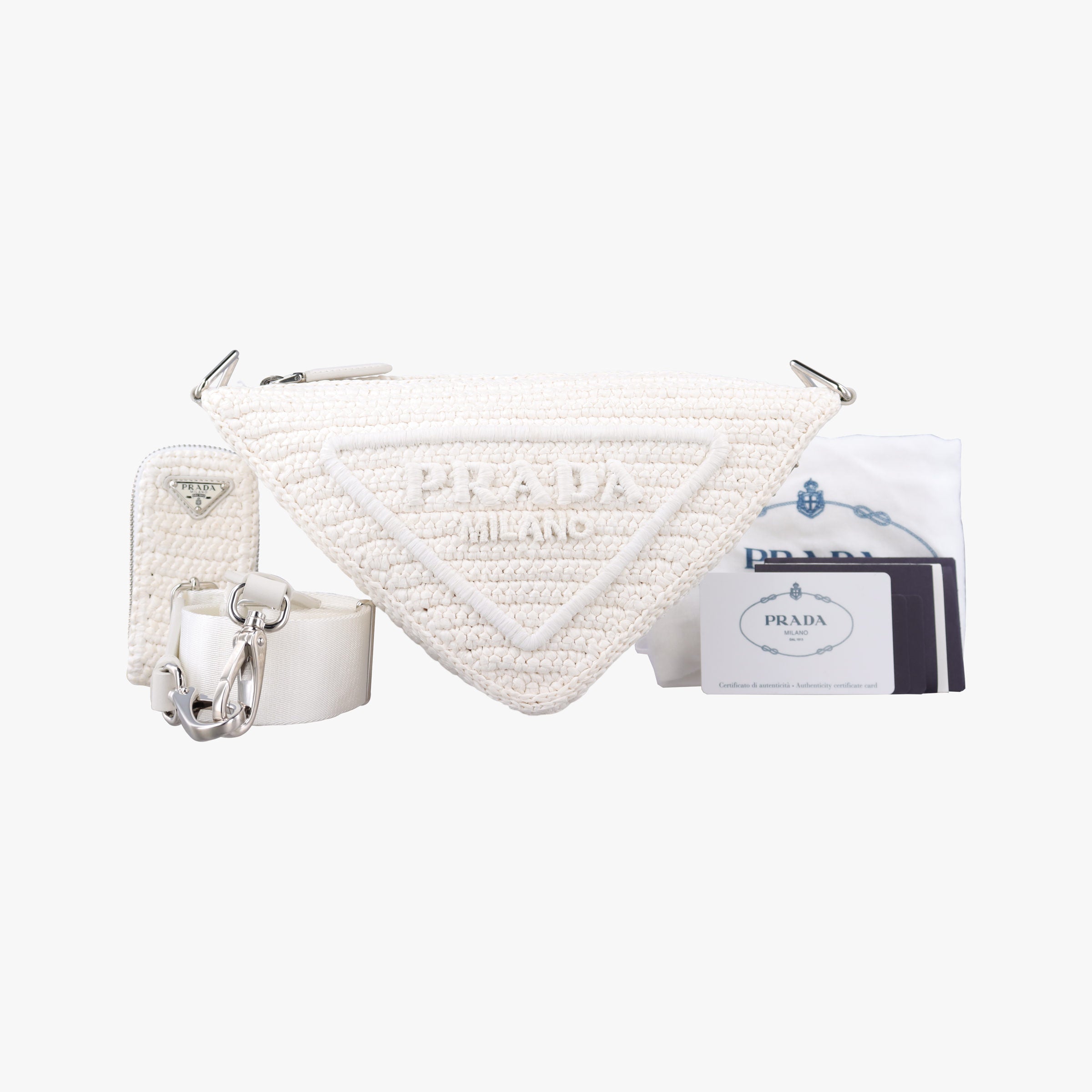 Triangle Logo White Straw 272 1トライアングル ロゴ ホワイト ストロー 272 1
