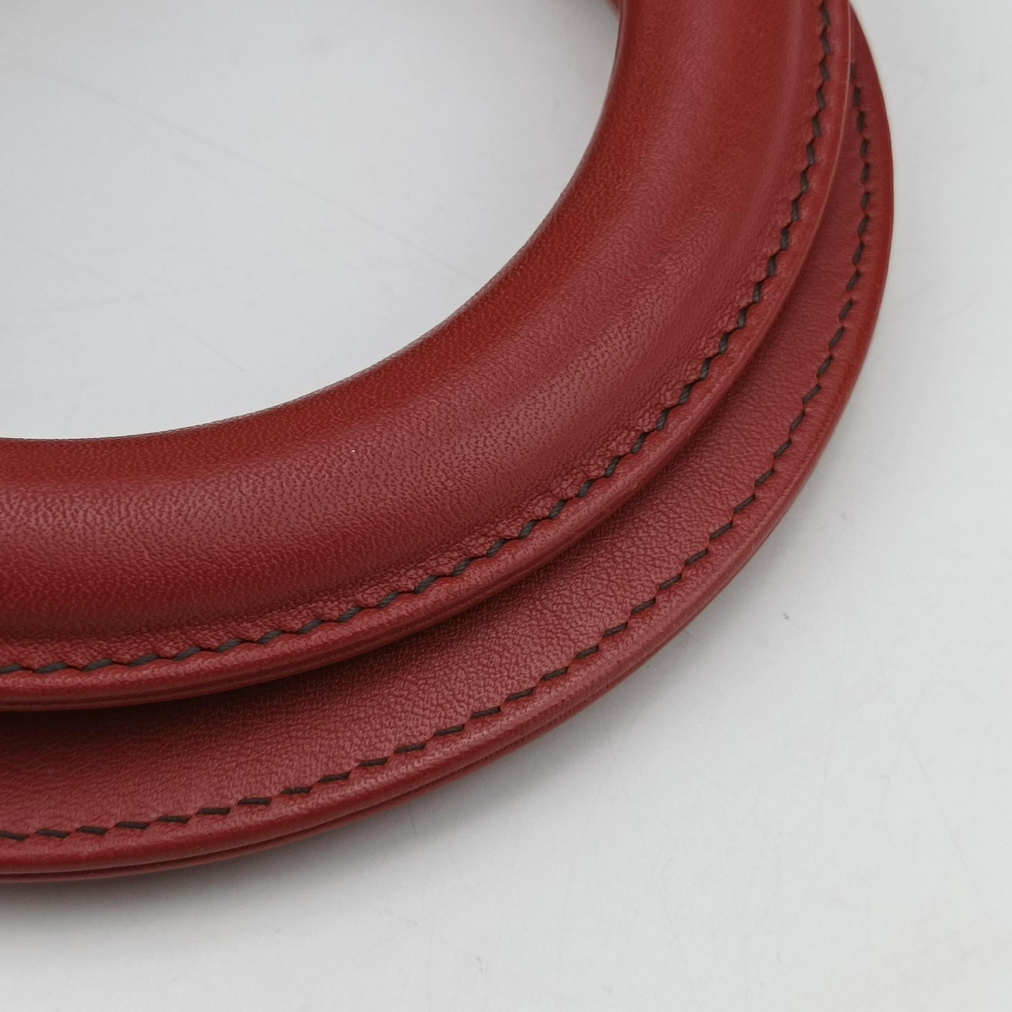 Lady Dior Red Leather 01-BO-1117レディディオール レッド レザー 01-BO-1117