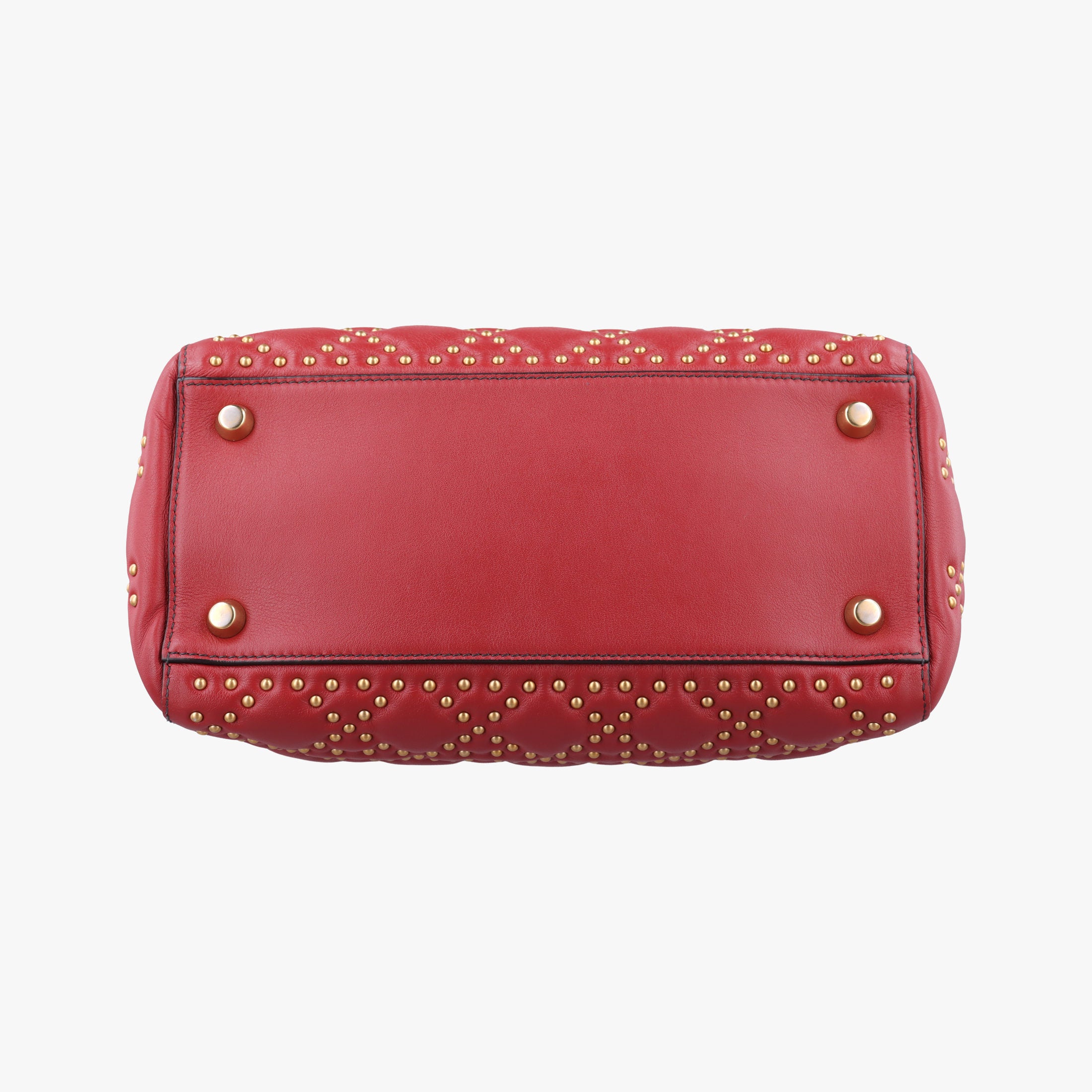 Lady Dior Red Leather 01-BO-1117レディディオール レッド レザー 01-BO-1117