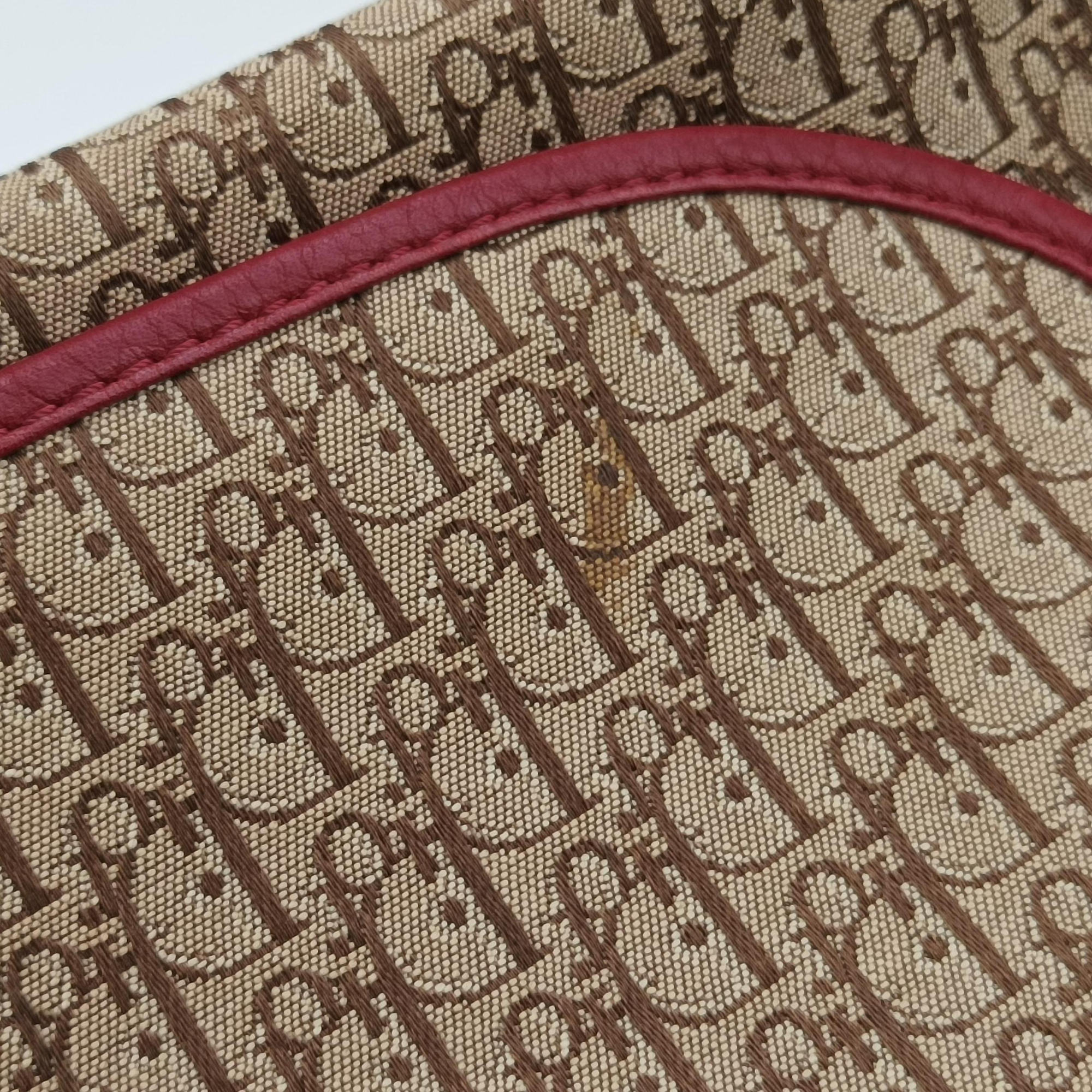 Street Chic Messenger Red × Brown Jacquard Canvas×Leather 07-BO-1015ストリートシック メッセンジャー レッド × ブラウン ジャガード キャンバス × カーフレザー 07-BO-1015