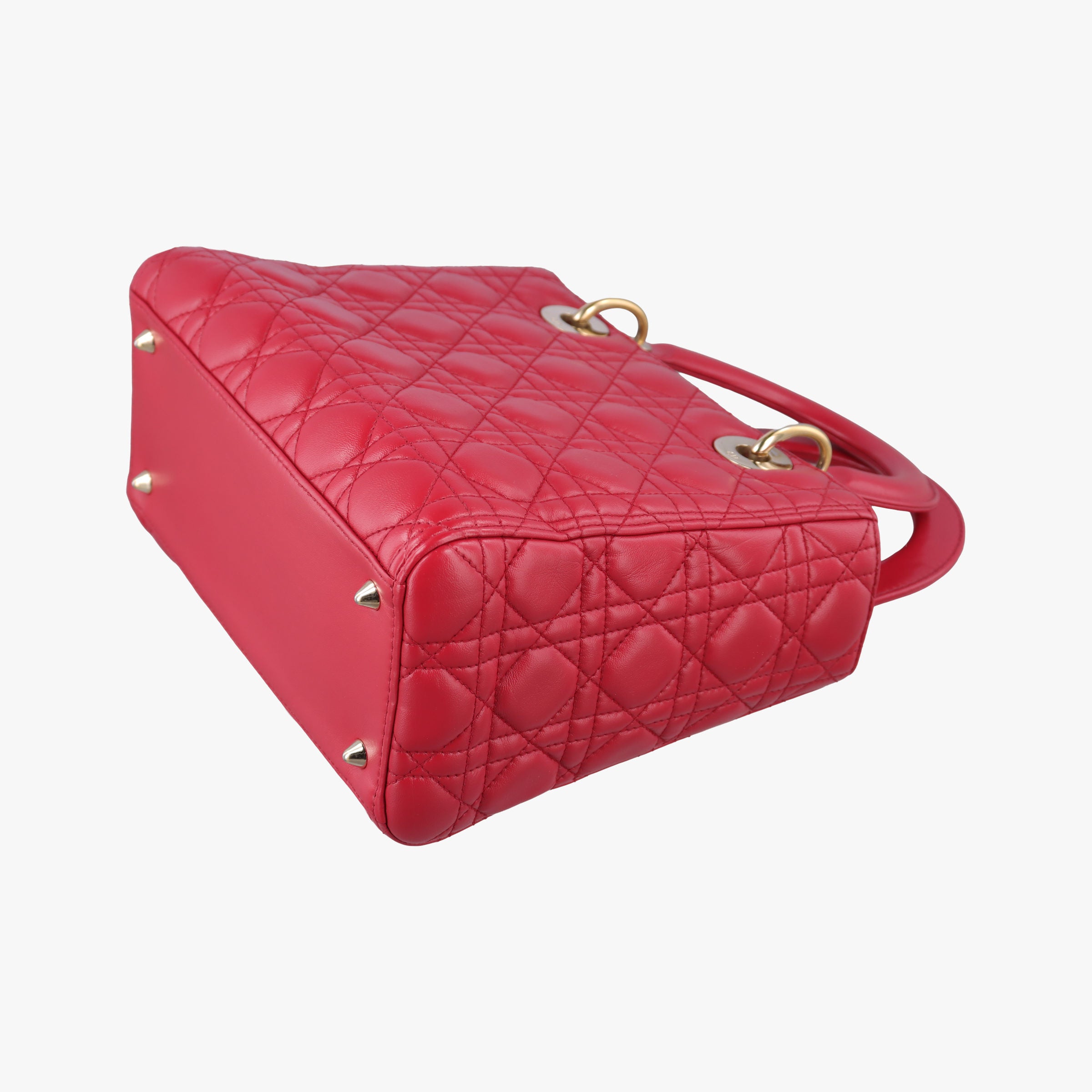 Lady Dior Red lambskin 18-MA-1103レディディオール レッド ラムスキン 18-MA-1103