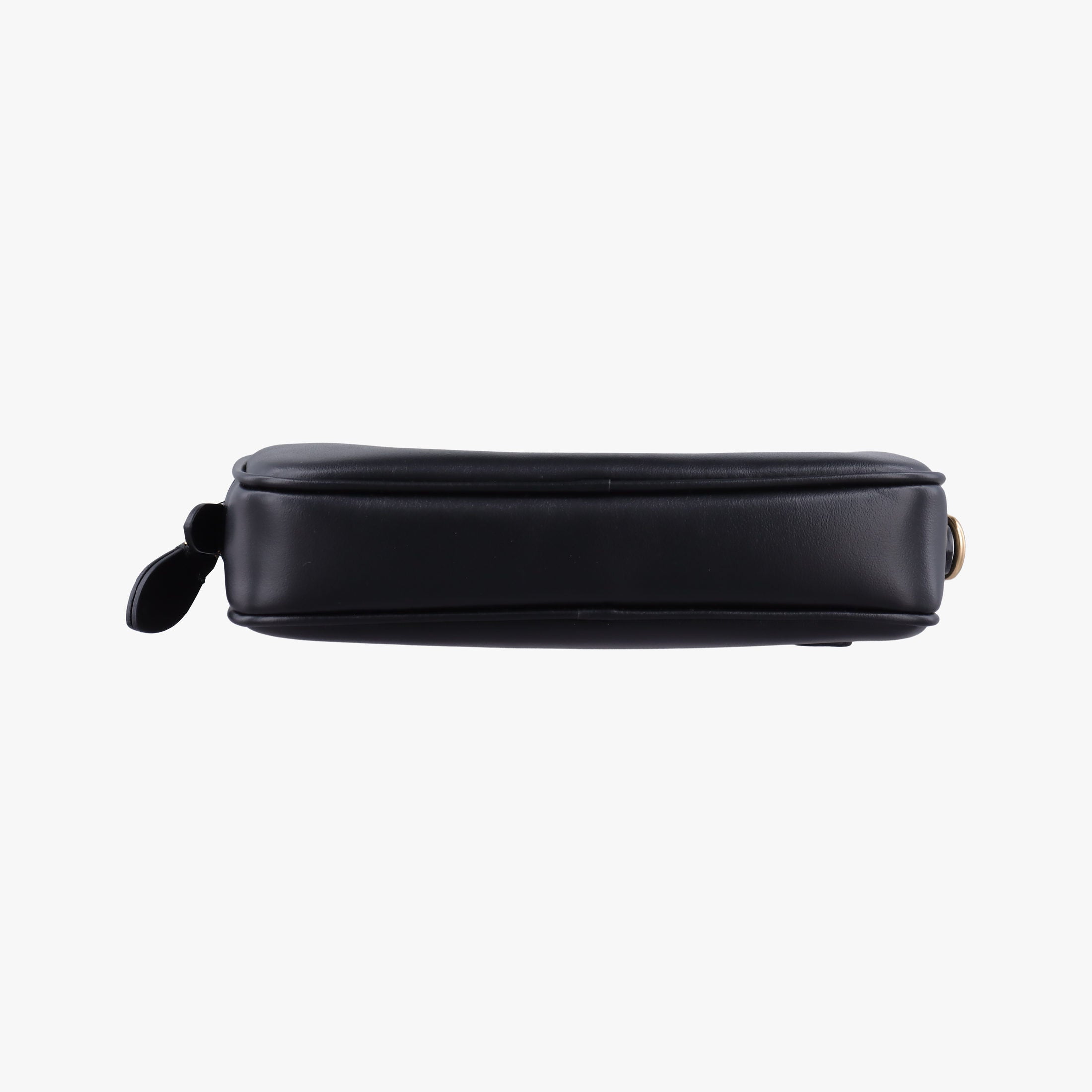 Logo belt Black leather DNP104ロゴベルト ブラック レザー DNP104