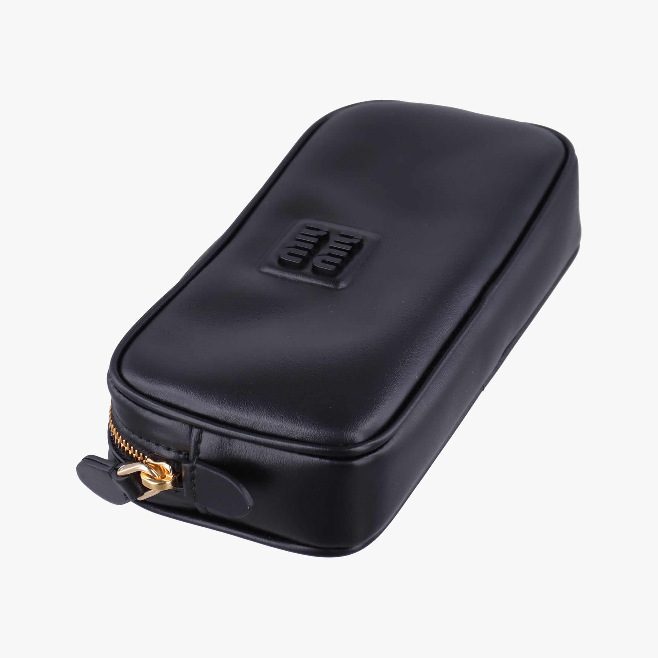 Logo belt Black leather DNP104ロゴベルト ブラック レザー DNP104
