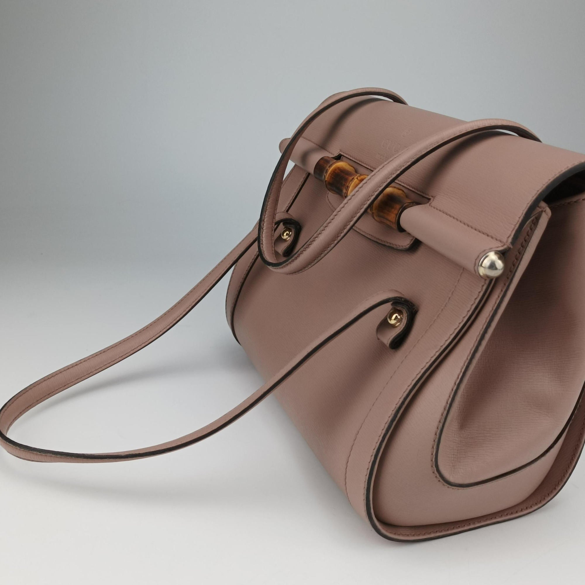 Bamboo Bullet Pink Leather 338989 E015188219バンブーバレット ピンク レザー 338989 E015188219