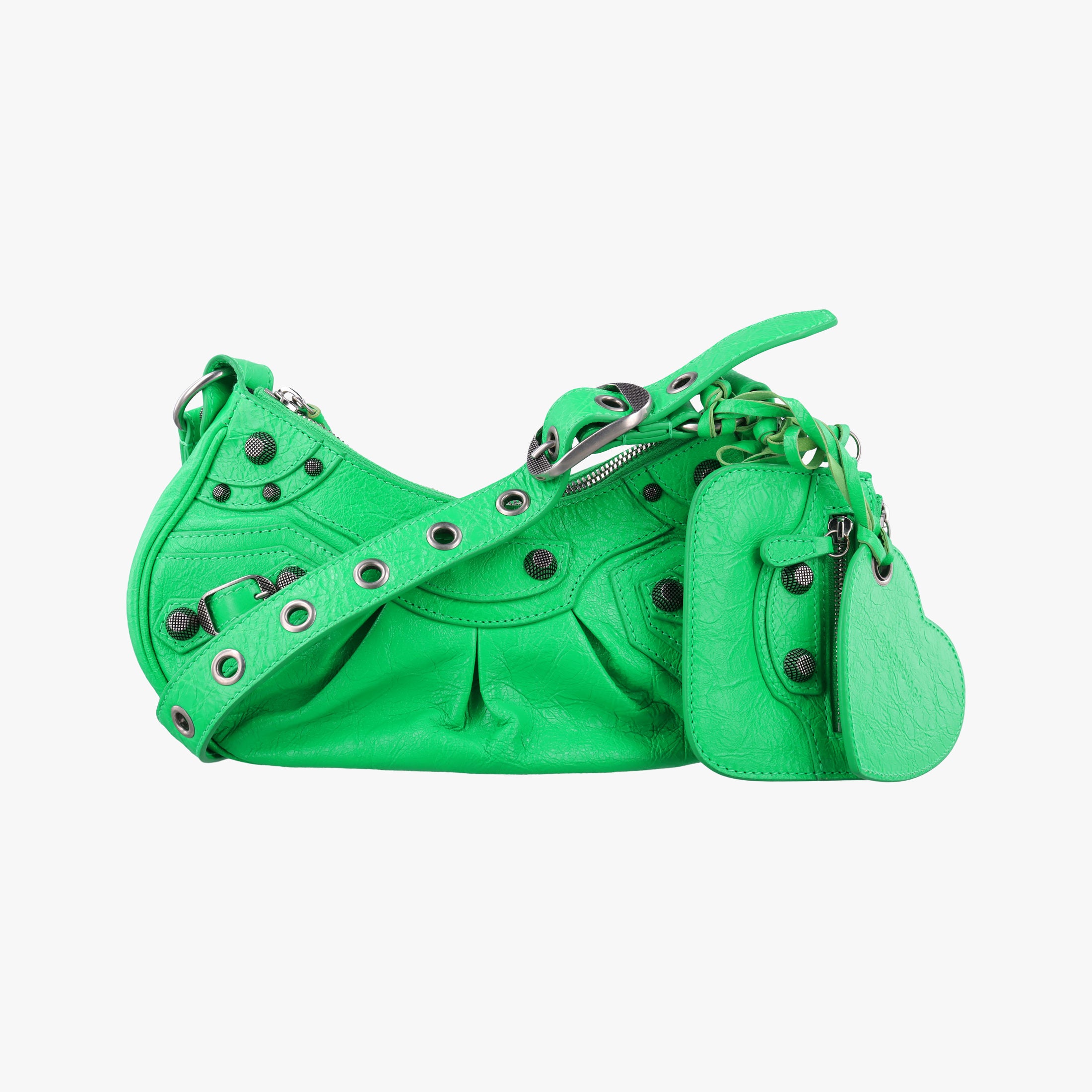 Le Cagole Green lambskin 671309.3809.R.535269ルカゴール グリーン ラムスキン 671309.3809.R.535269