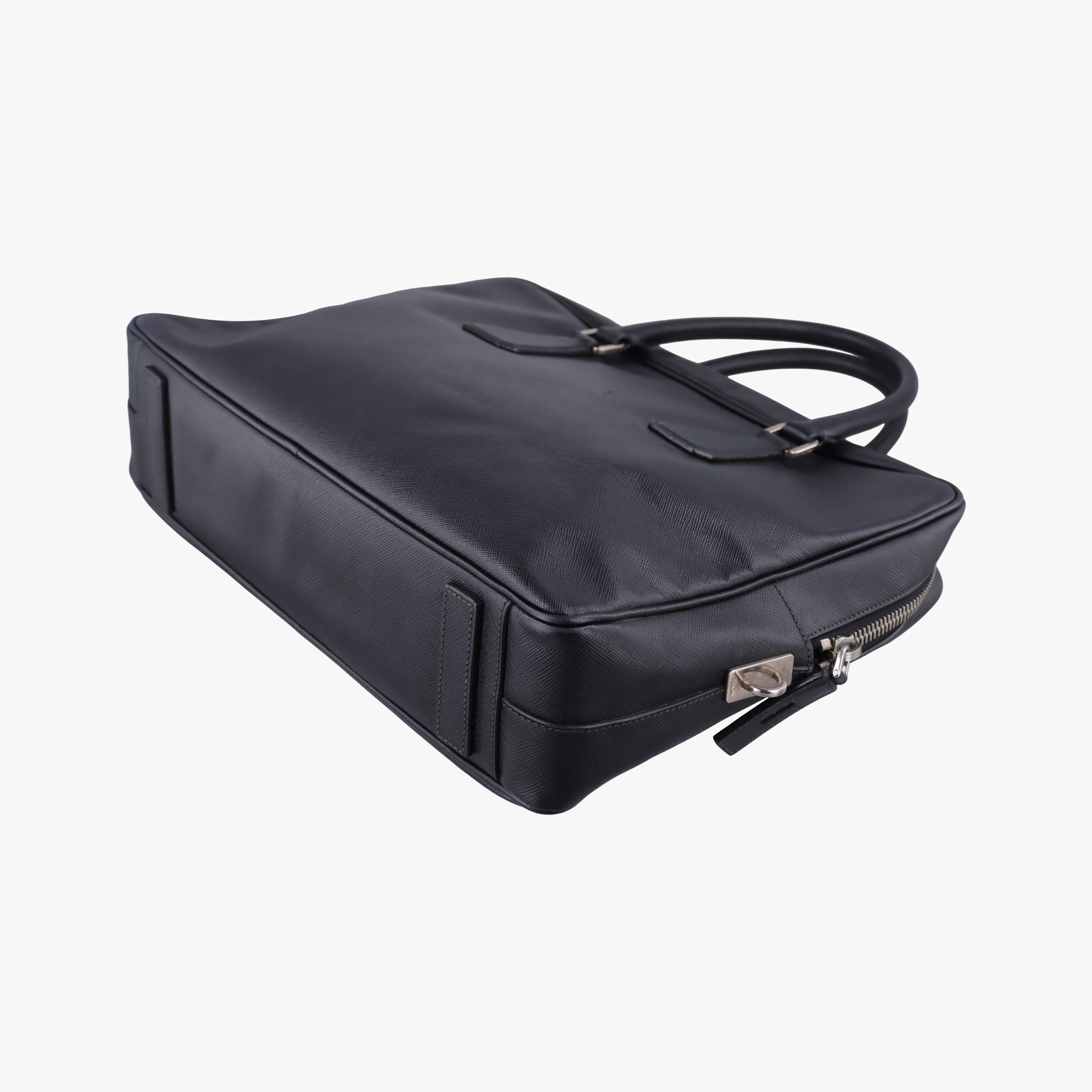 business bag briefcase Black SAFFIANO Leather 2VE363 208ビジネスバッグ ブリーフケース ブラック サフィアーノレザー 2VE363 208