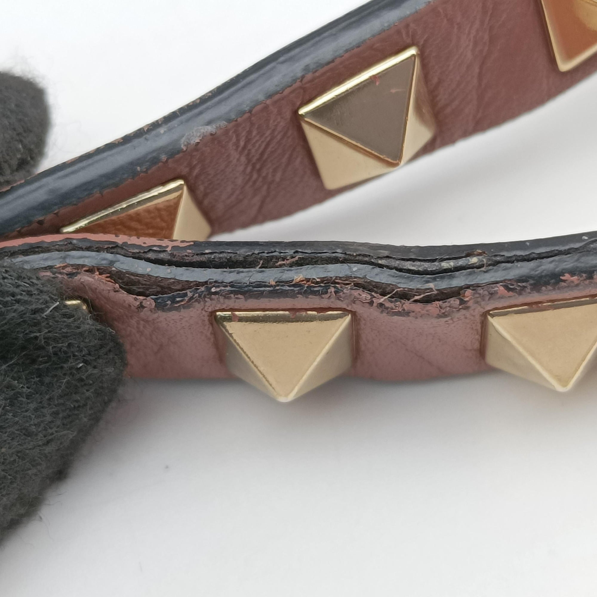 Rockstud PinkBrown Leather BL-H037BOL1ロックスタッズ ピンクブラウン レザー BL-H037BOL1