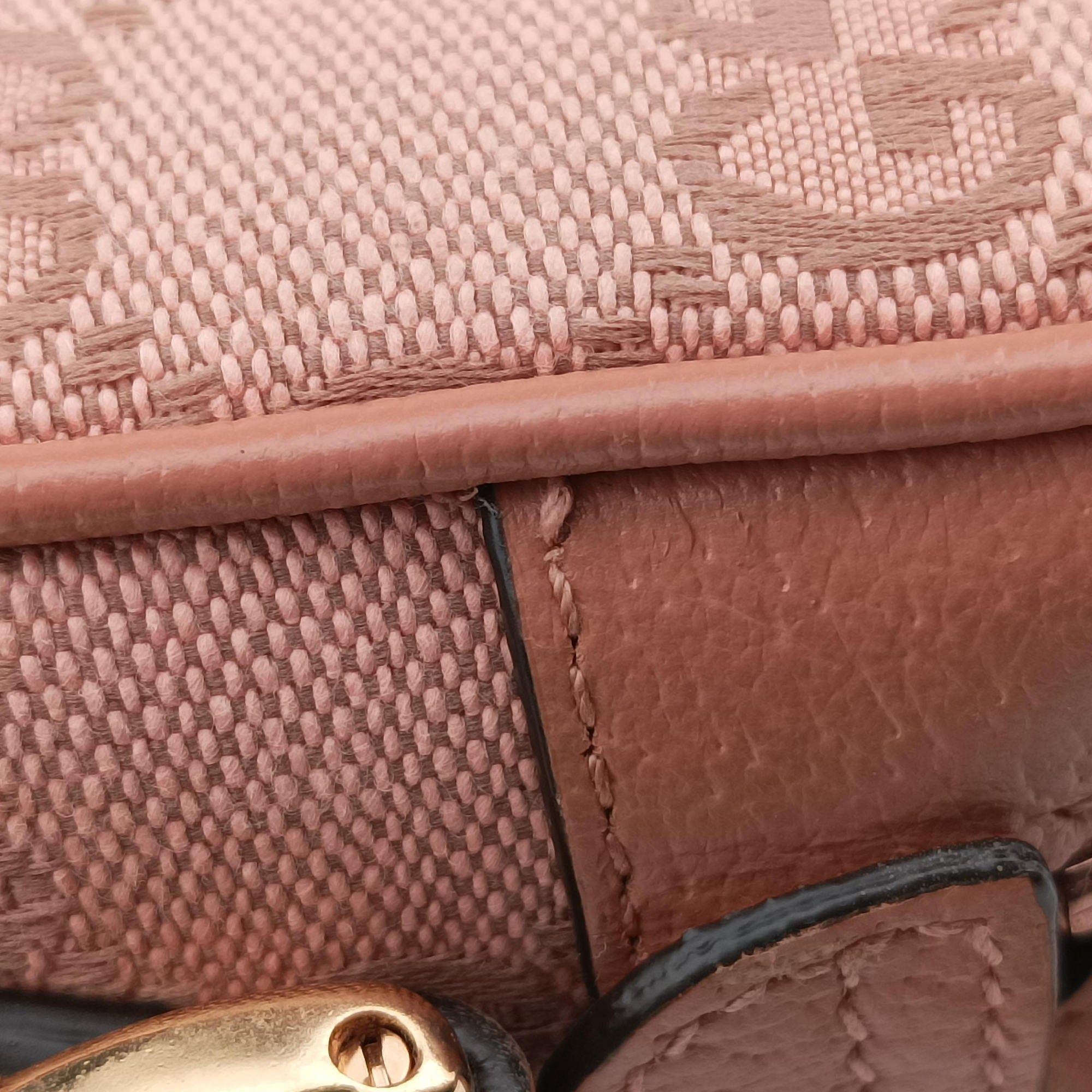 OPHIDIA Pink canvas×leather 574493 オフィディア ピンク キャンバス×レザー 574493
