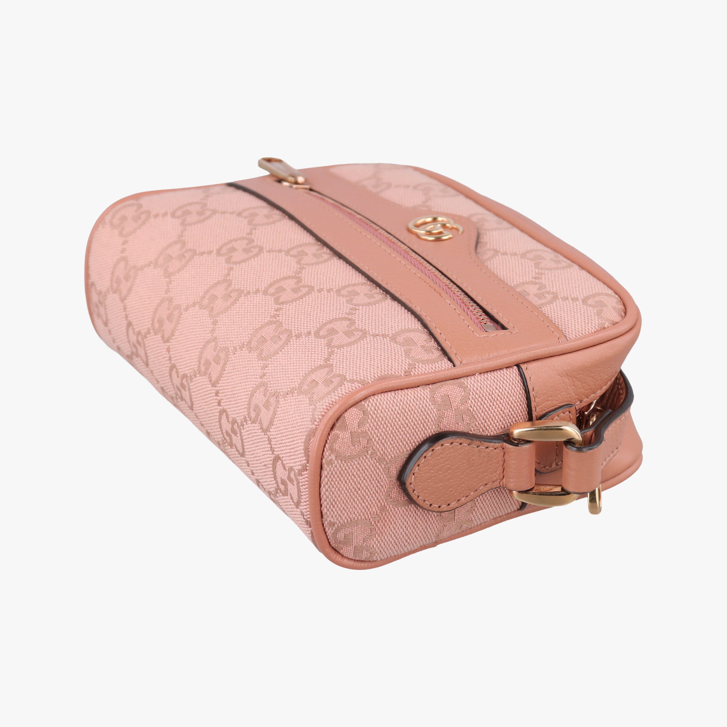 OPHIDIA Pink canvas×leather 574493 オフィディア ピンク キャンバス×レザー 574493
