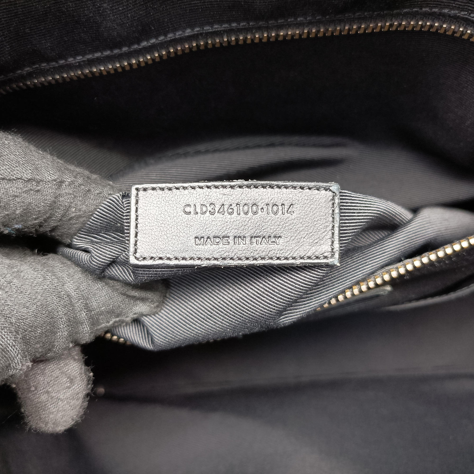 Briefcase Black Leather 346100 CLD346100.1014ブリーフケース ブラック レザー 346100 CLD346100.1014
