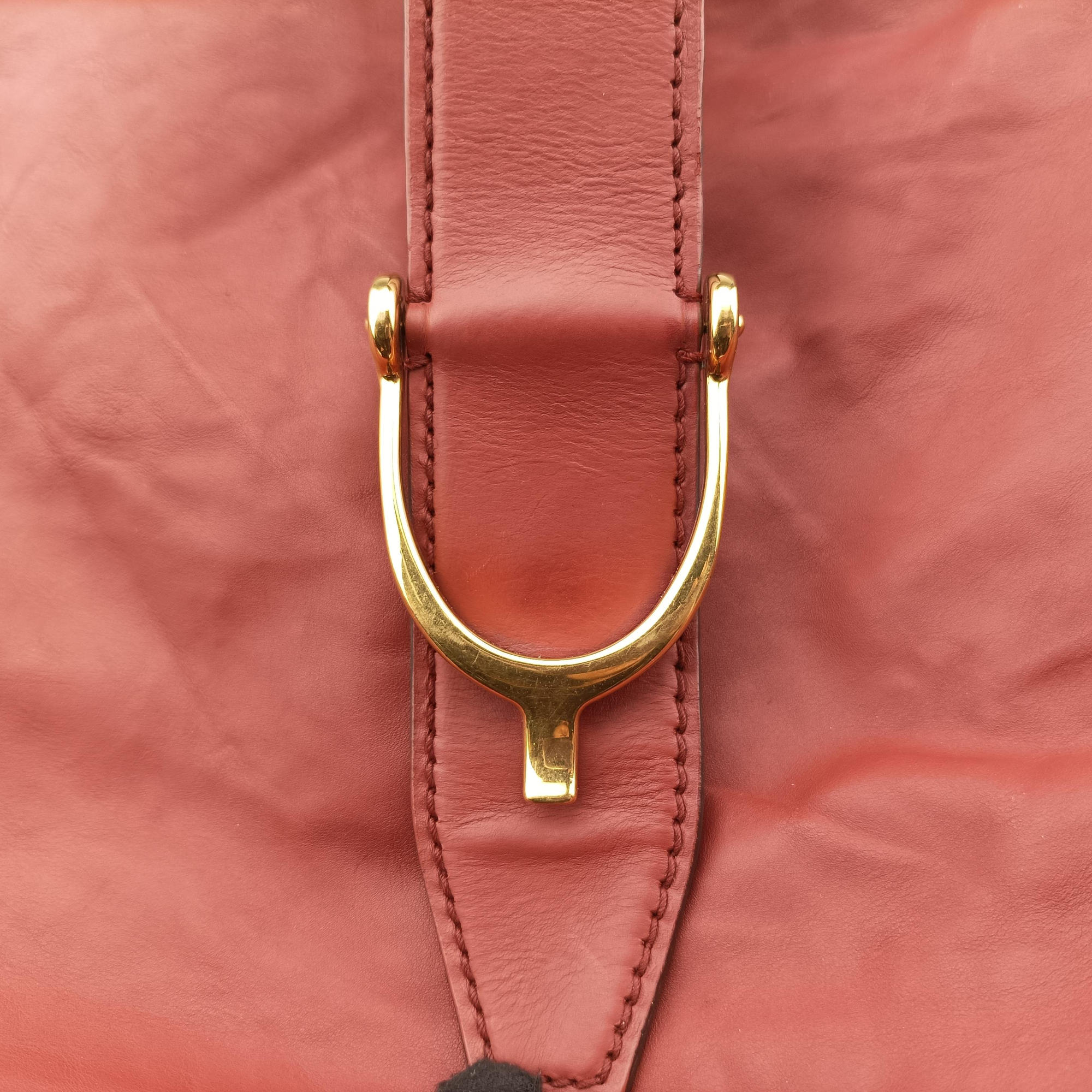 Soft Stirrup Burgundy Leather 296856 I012482047ソフト スターラップ ワインレッド レザー 296856 I012482047