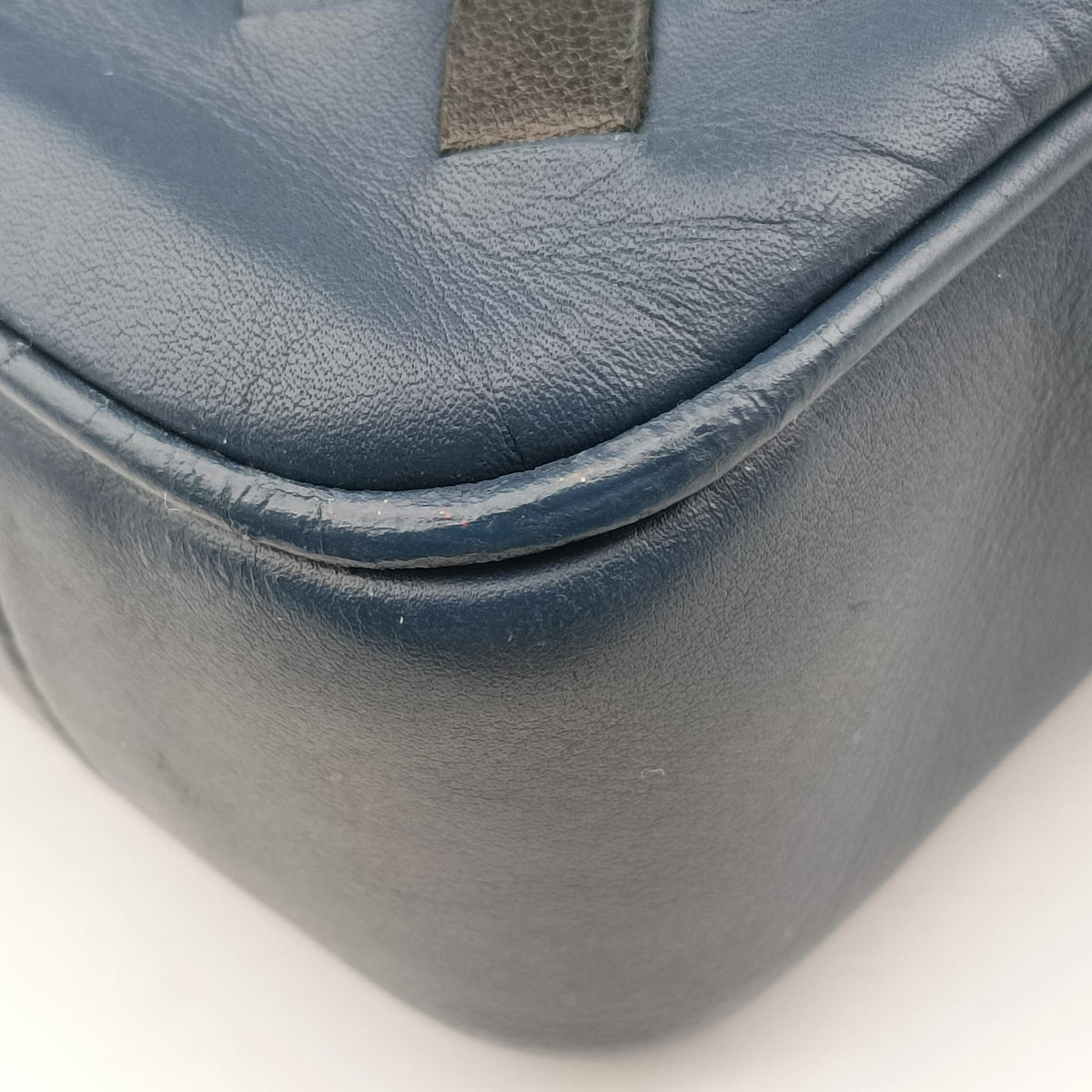 Intrecciato Blue×Black lambskin B07543678Xイントレチャート ブルー×ブラック ラムスキン B07543678X